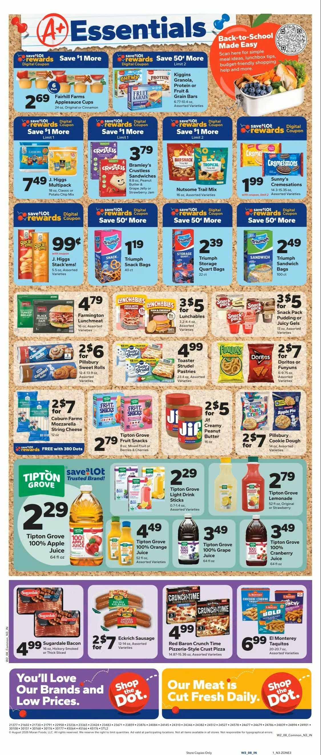 Save A Lot Weekly Ad from August 12