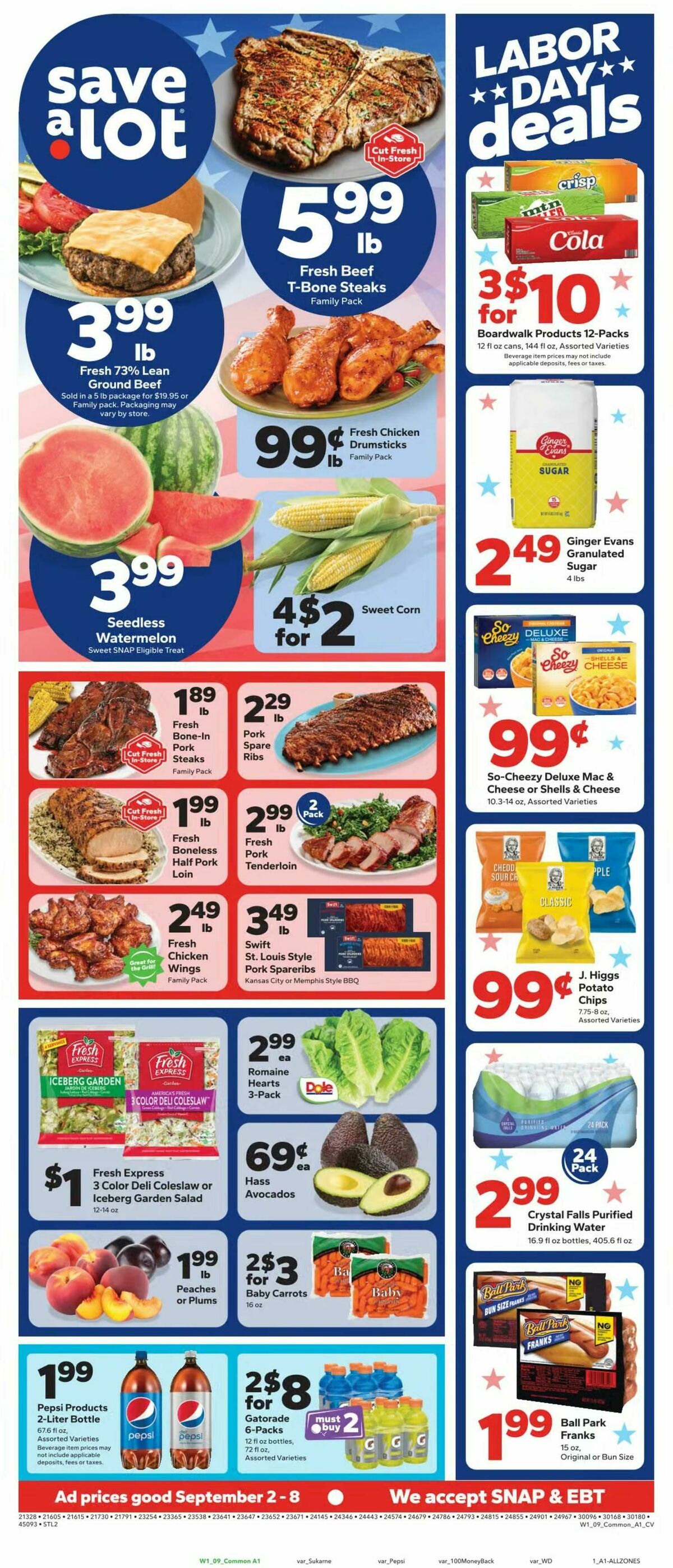 Save A Lot Weekly Ad from September 2