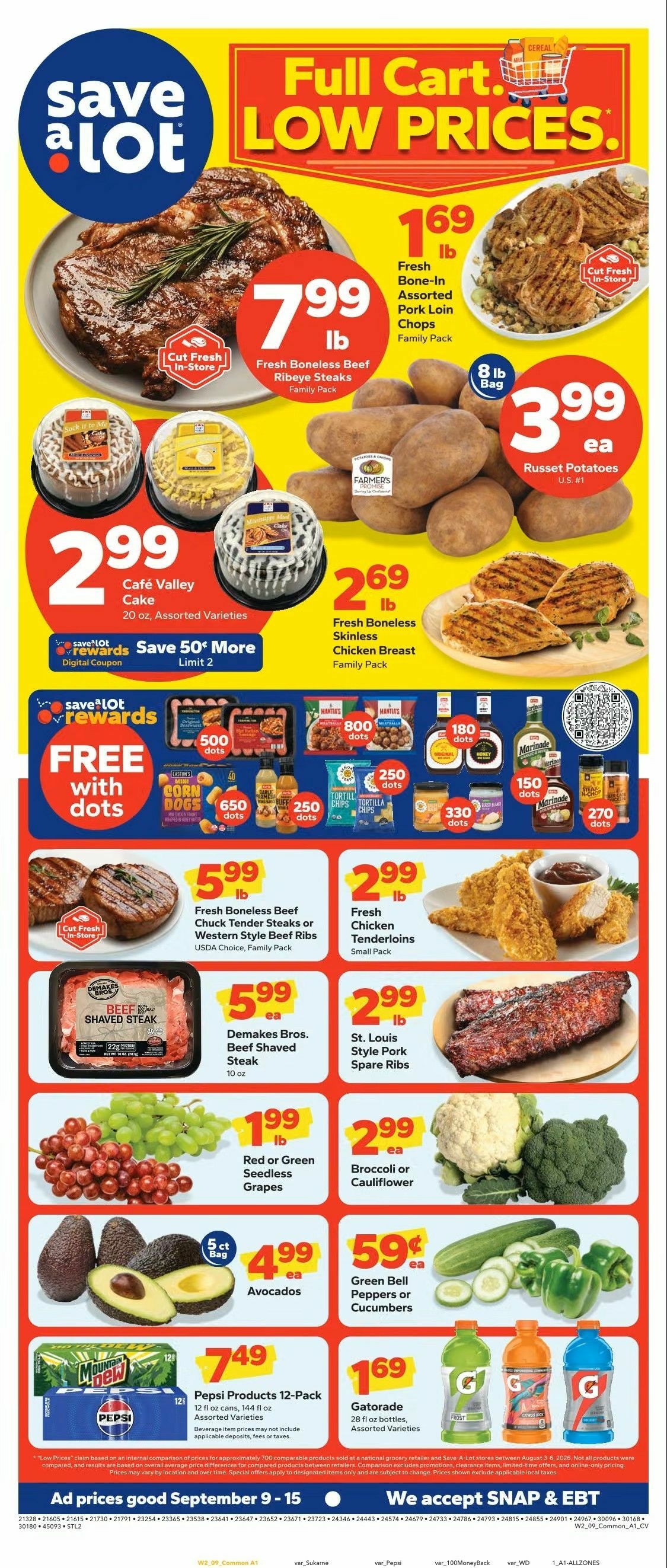 Save A Lot Weekly Ad from September 9