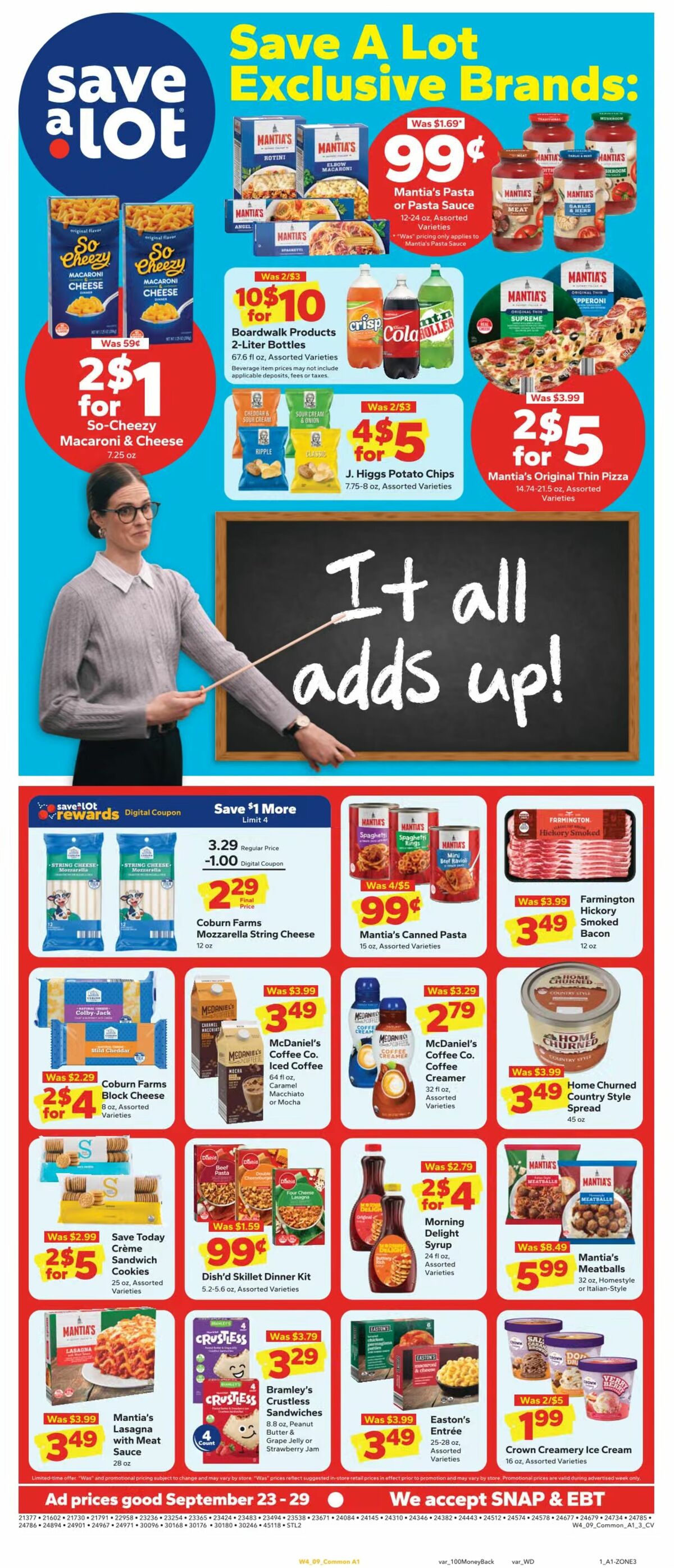 Save A Lot Weekly Ad from September 23