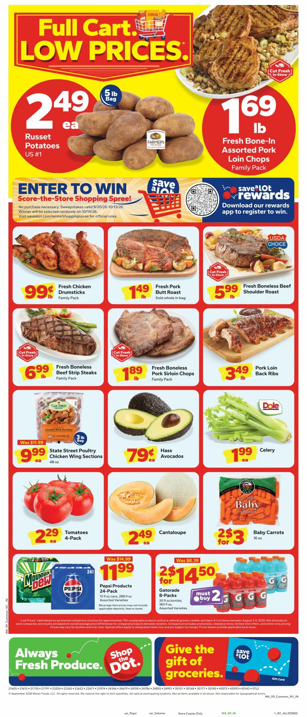 Save A Lot Weekly Ad from September 23