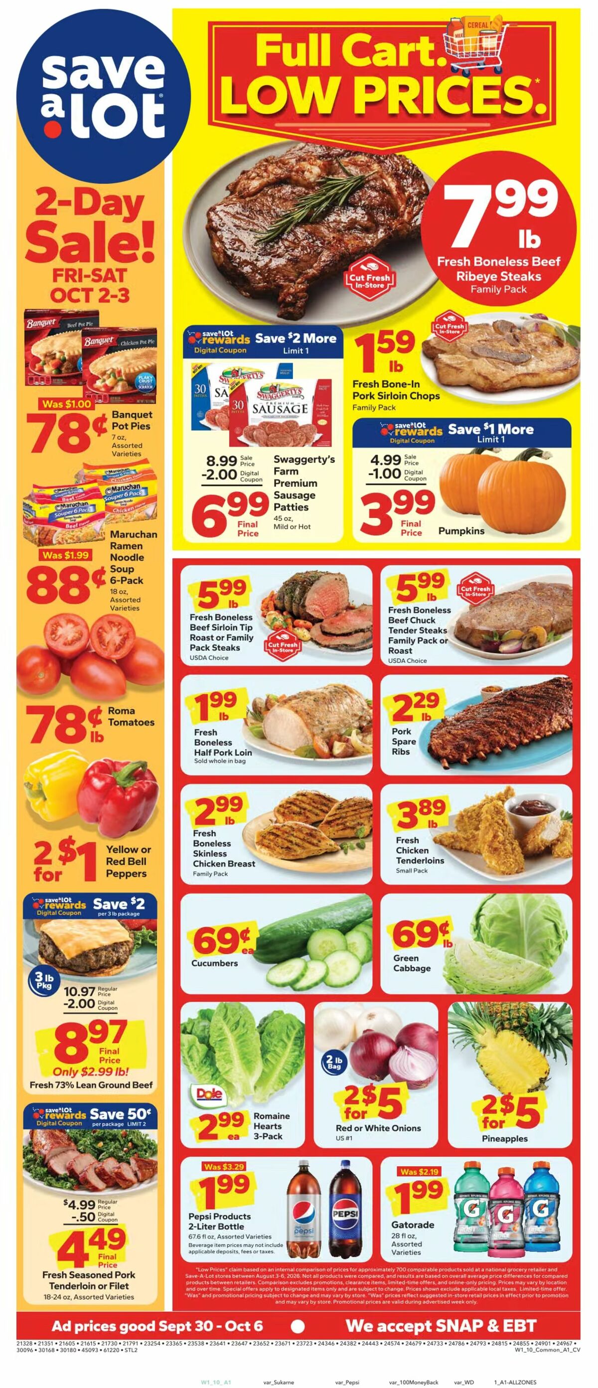 Save A Lot Weekly Ad from September 30