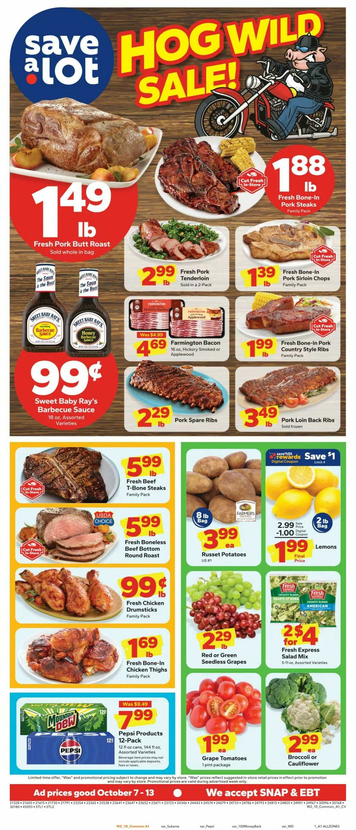 Save A Lot Weekly Ad from October 7