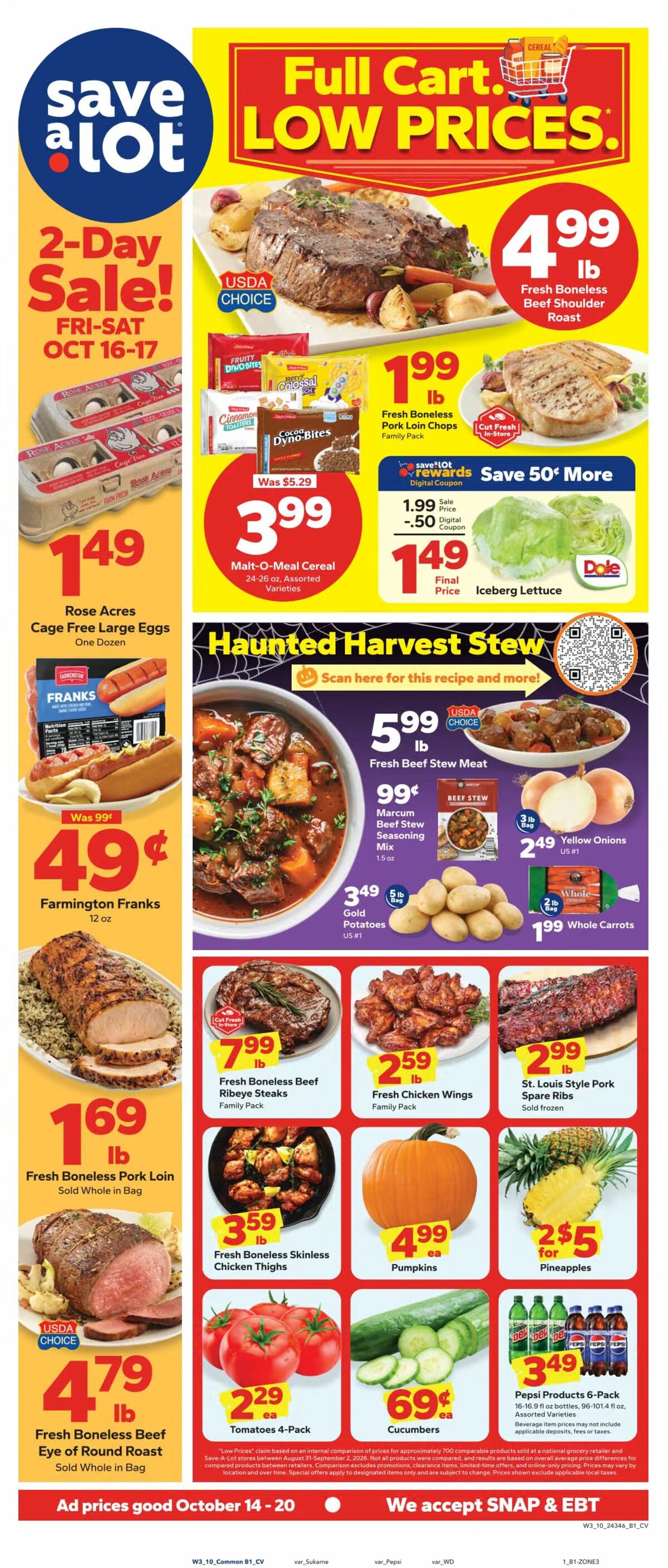 Save A Lot Weekly Ad from October 14