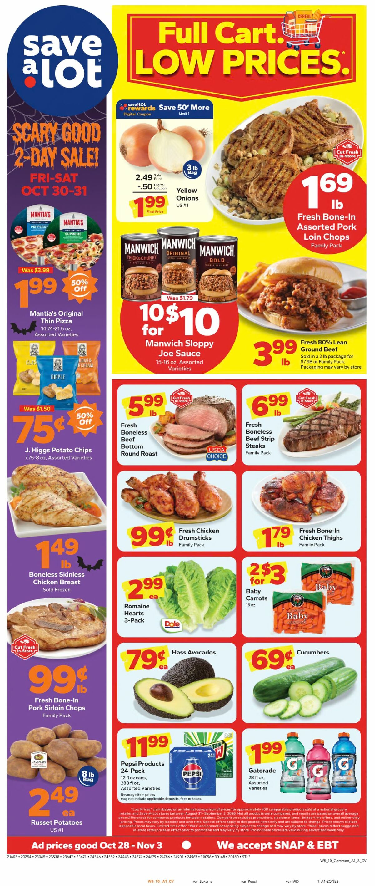 Save A Lot Weekly Ad from October 28