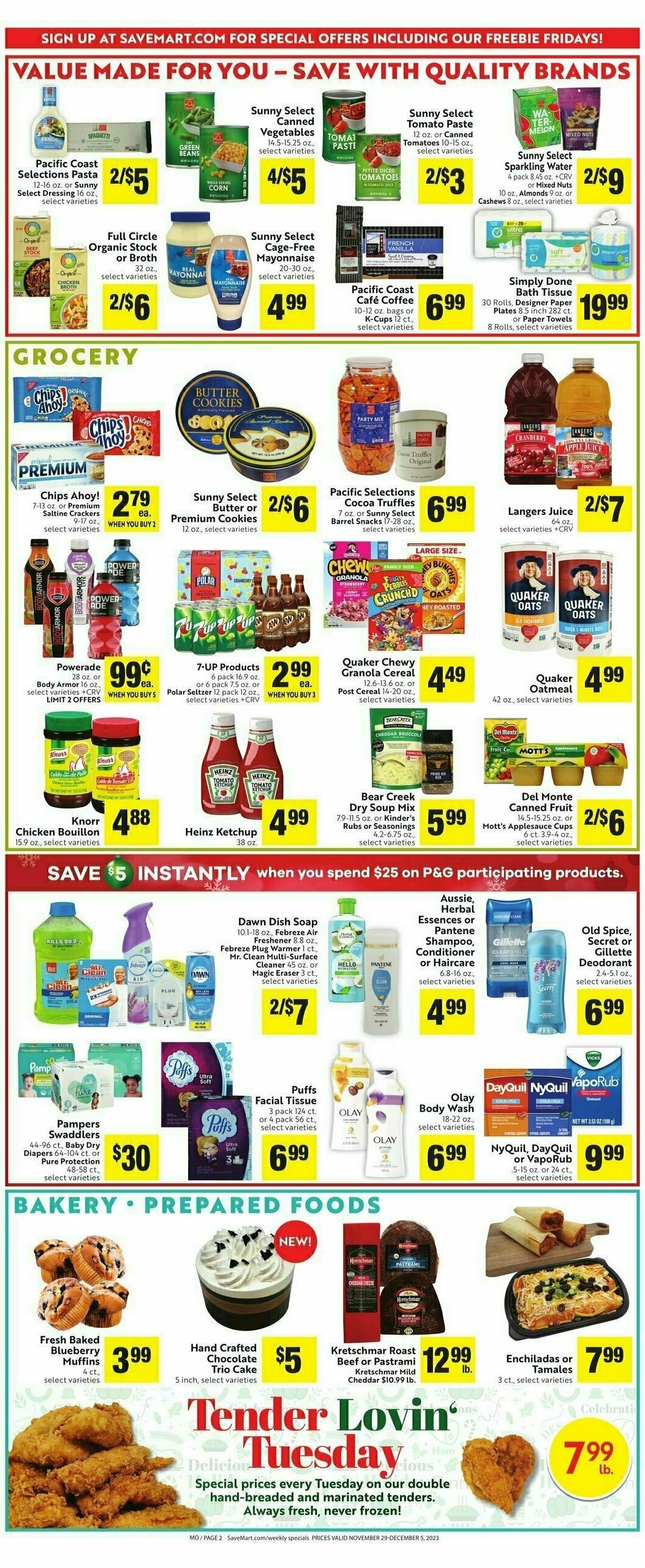 Save Mart Weekly Ad from November 29