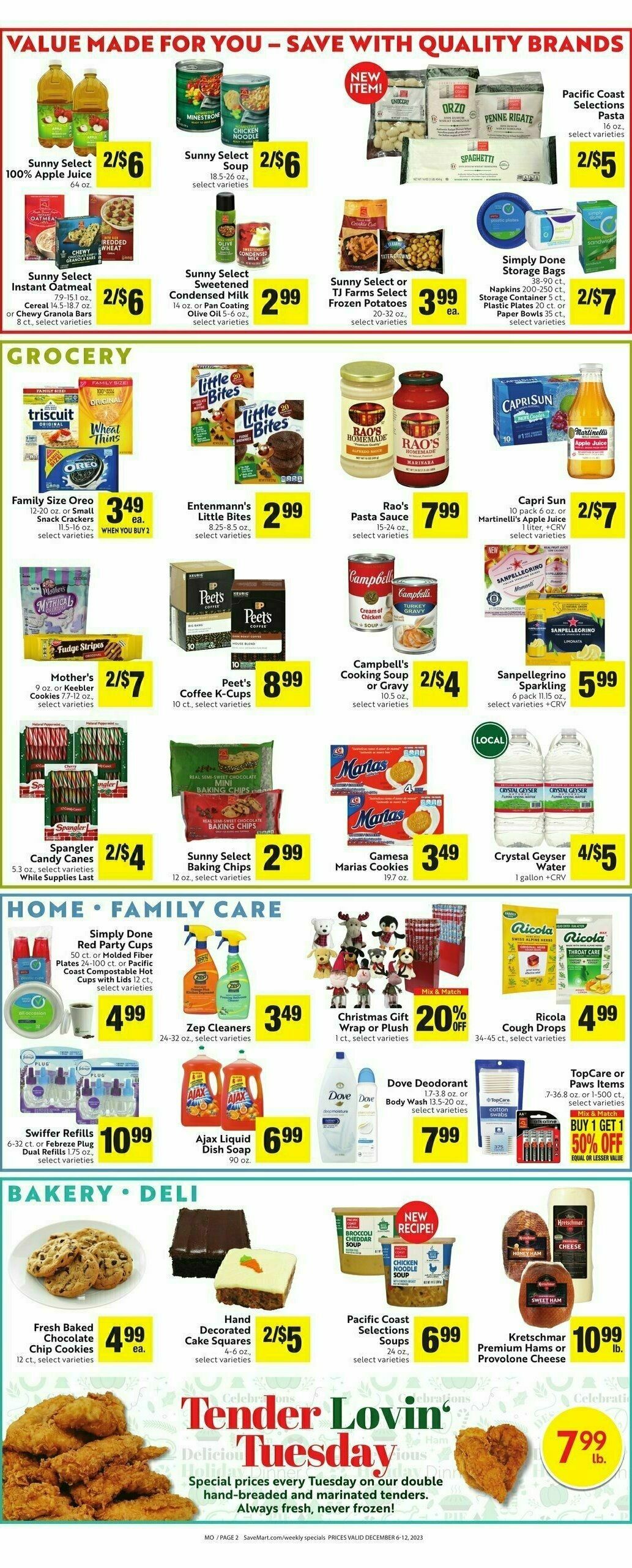 Save Mart Weekly Ad from December 6
