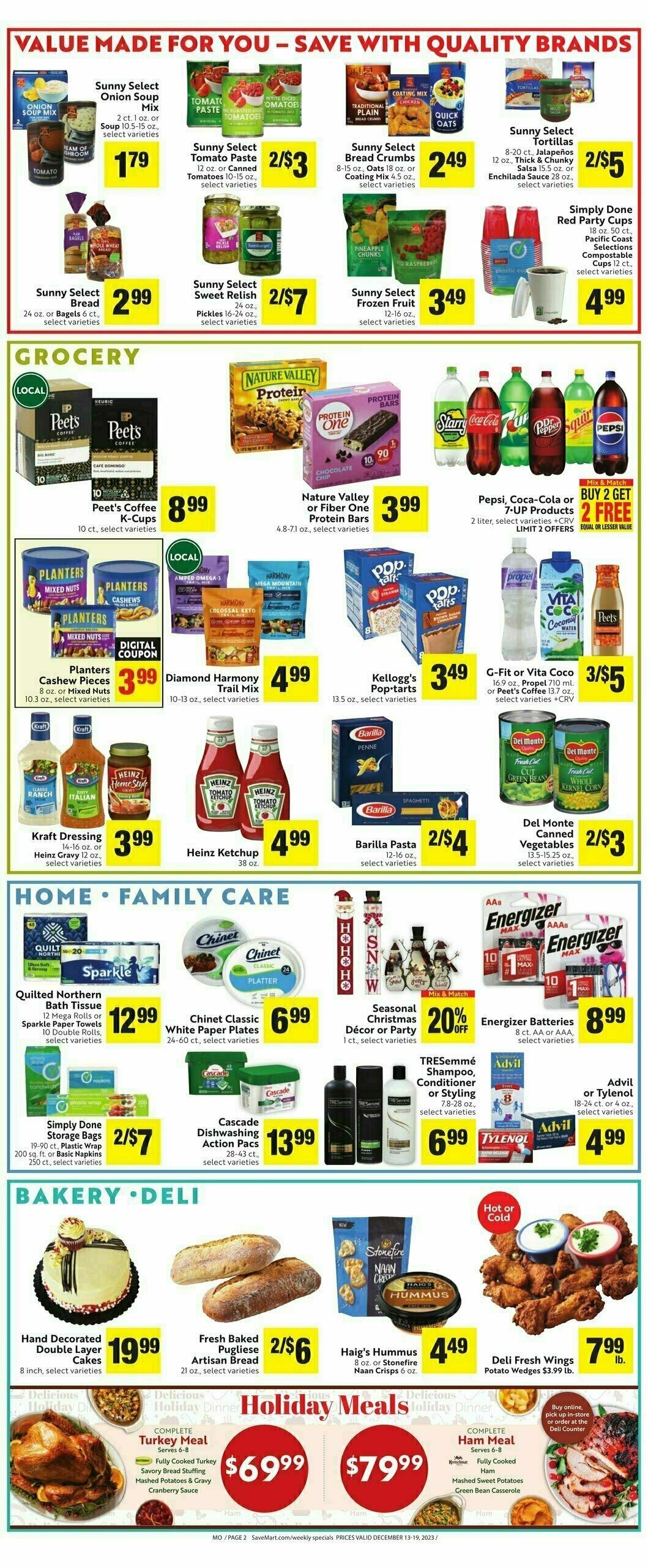 Save Mart Weekly Ad from December 13