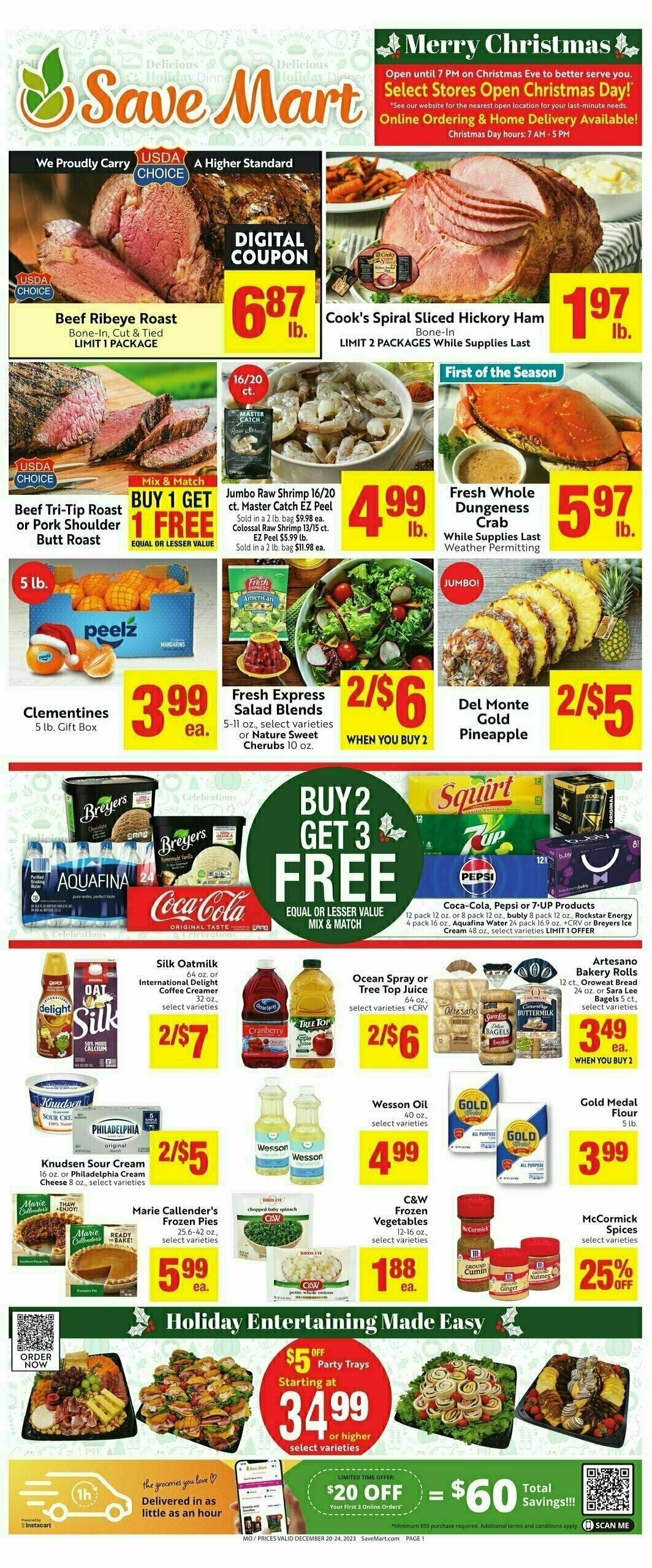 Save Mart Weekly Ad from December 20