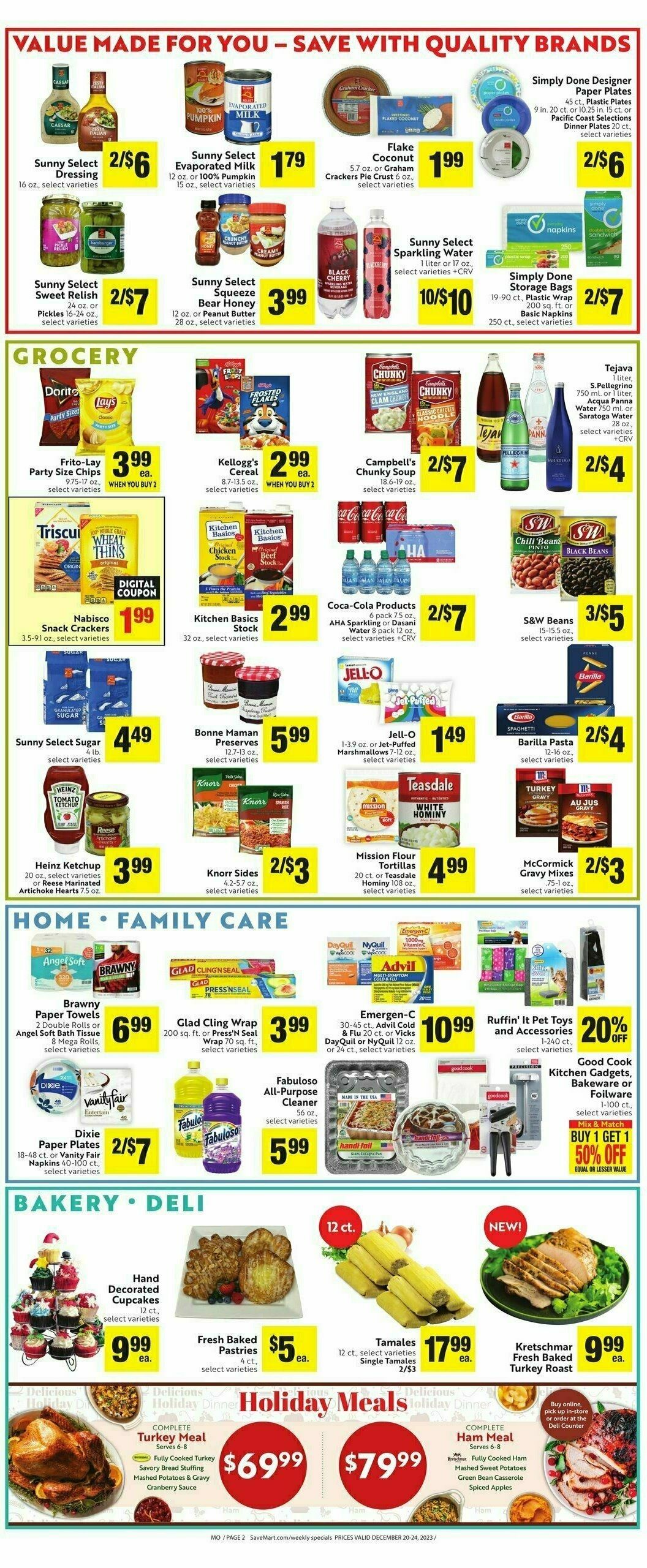 Save Mart Weekly Ad from December 20