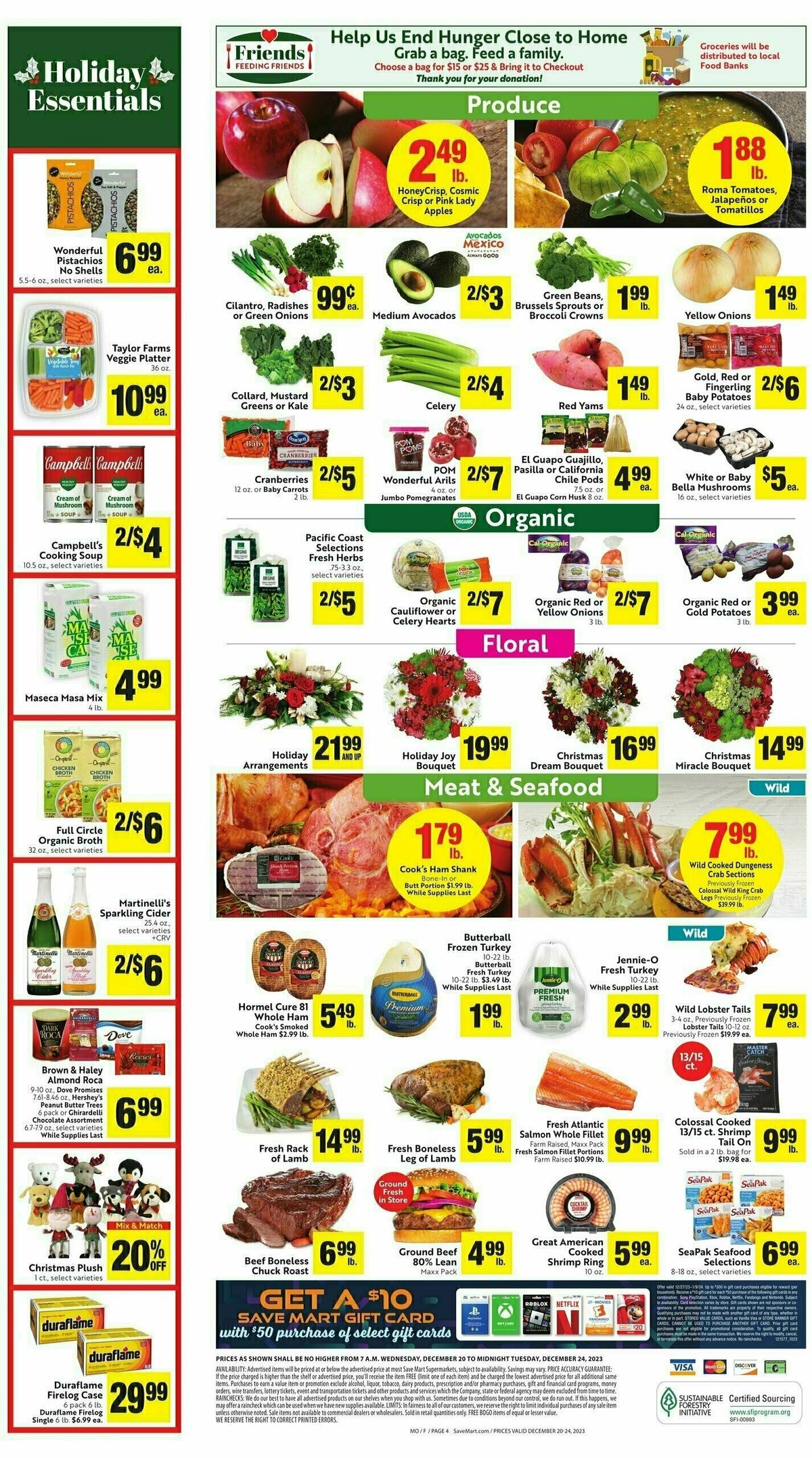Save Mart Weekly Ad from December 20