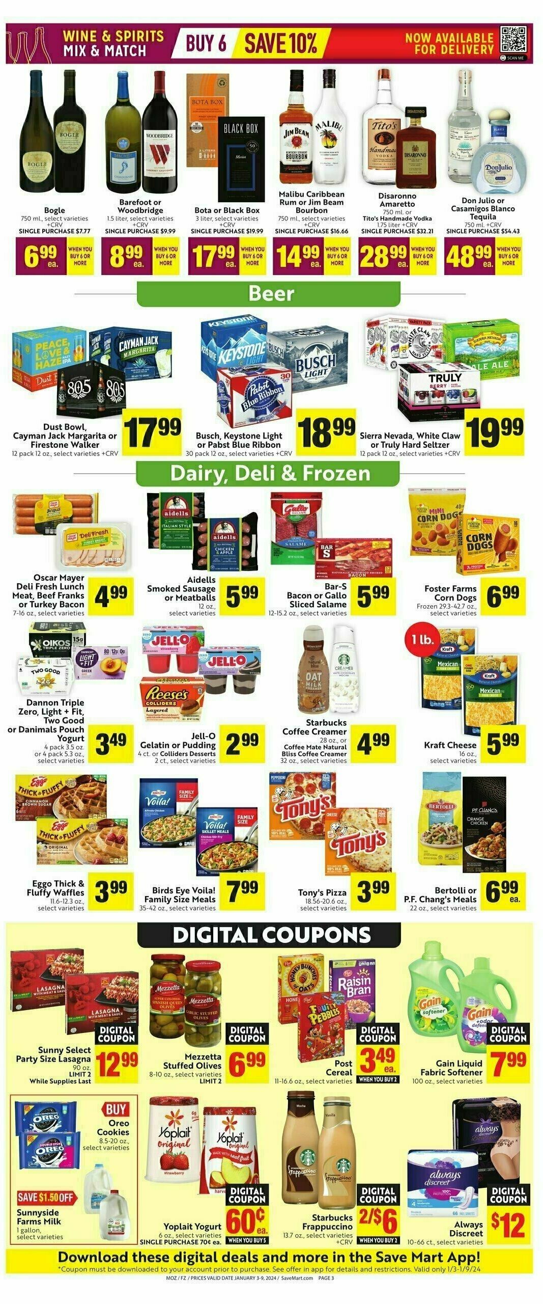 Save Mart Weekly Ad from January 3