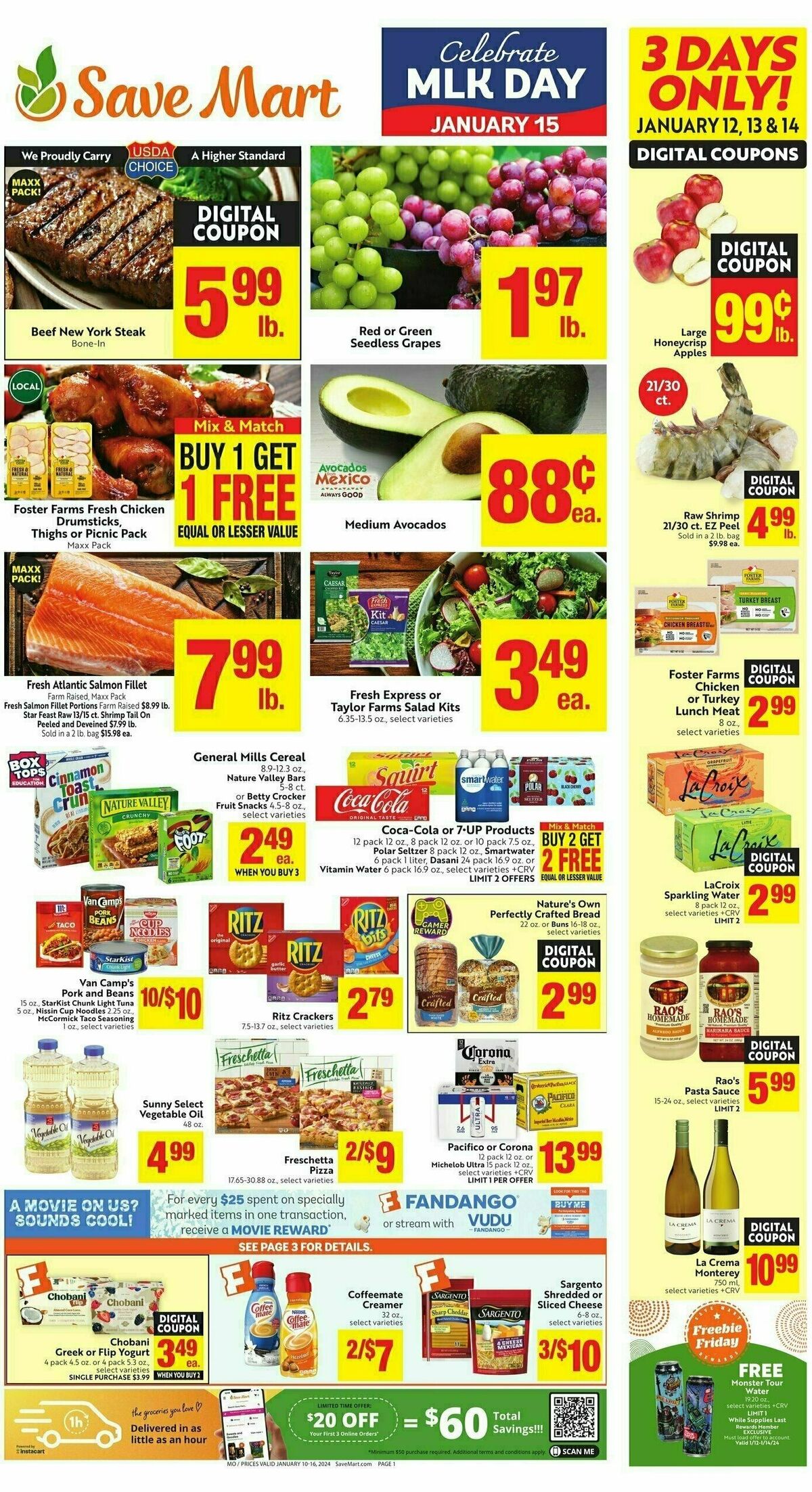Save Mart Weekly Ad from January 10