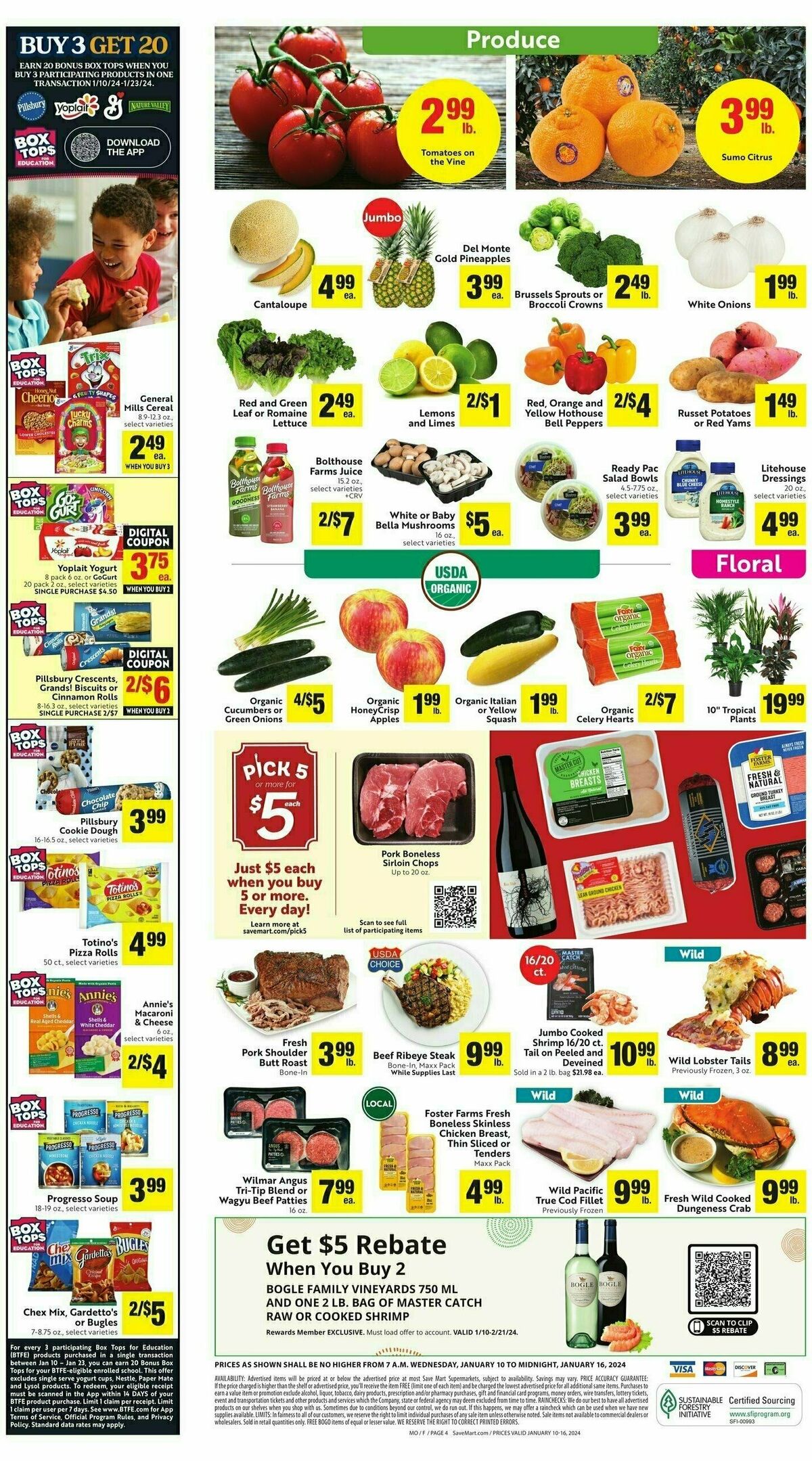 Save Mart Weekly Ad from January 10
