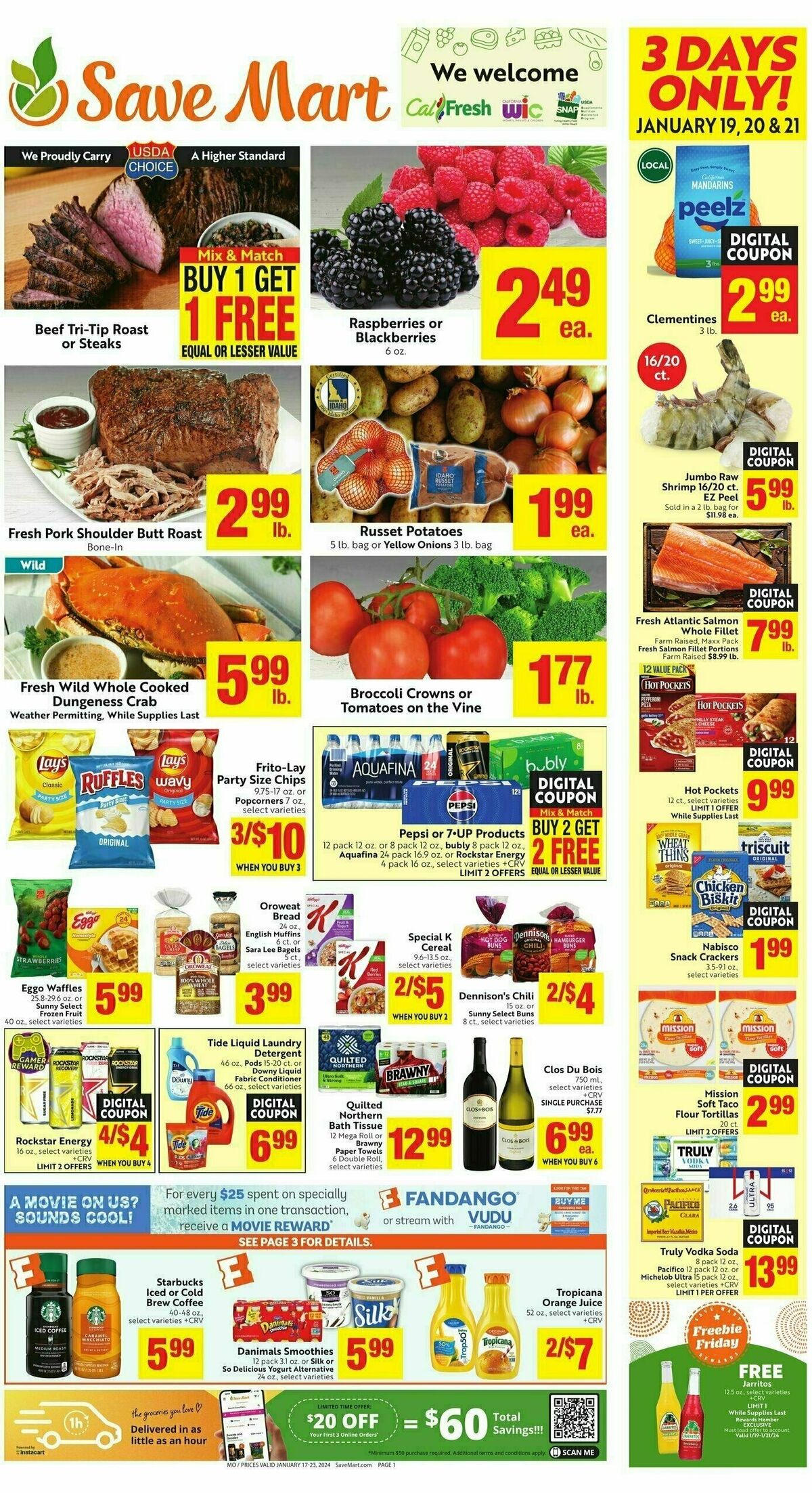 Save Mart Weekly Ad from January 17