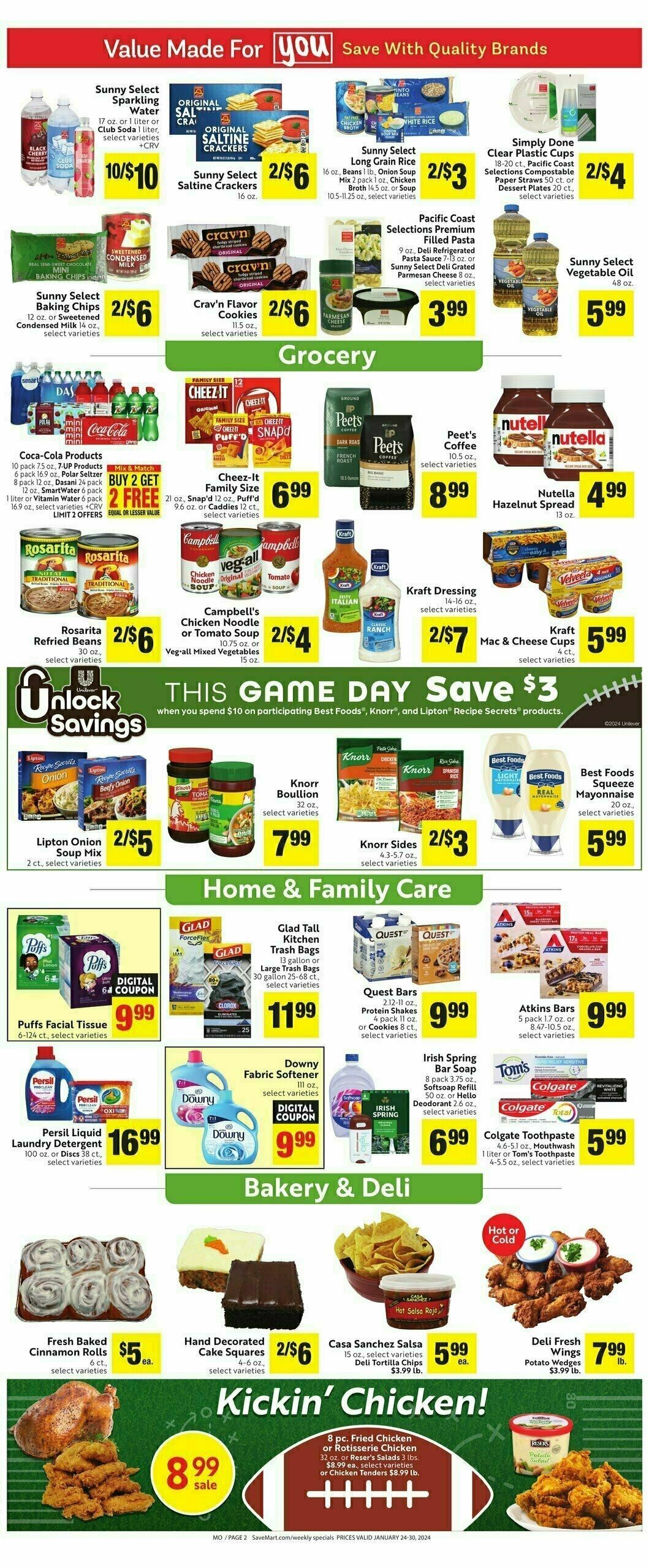 Save Mart Weekly Ad from January 24