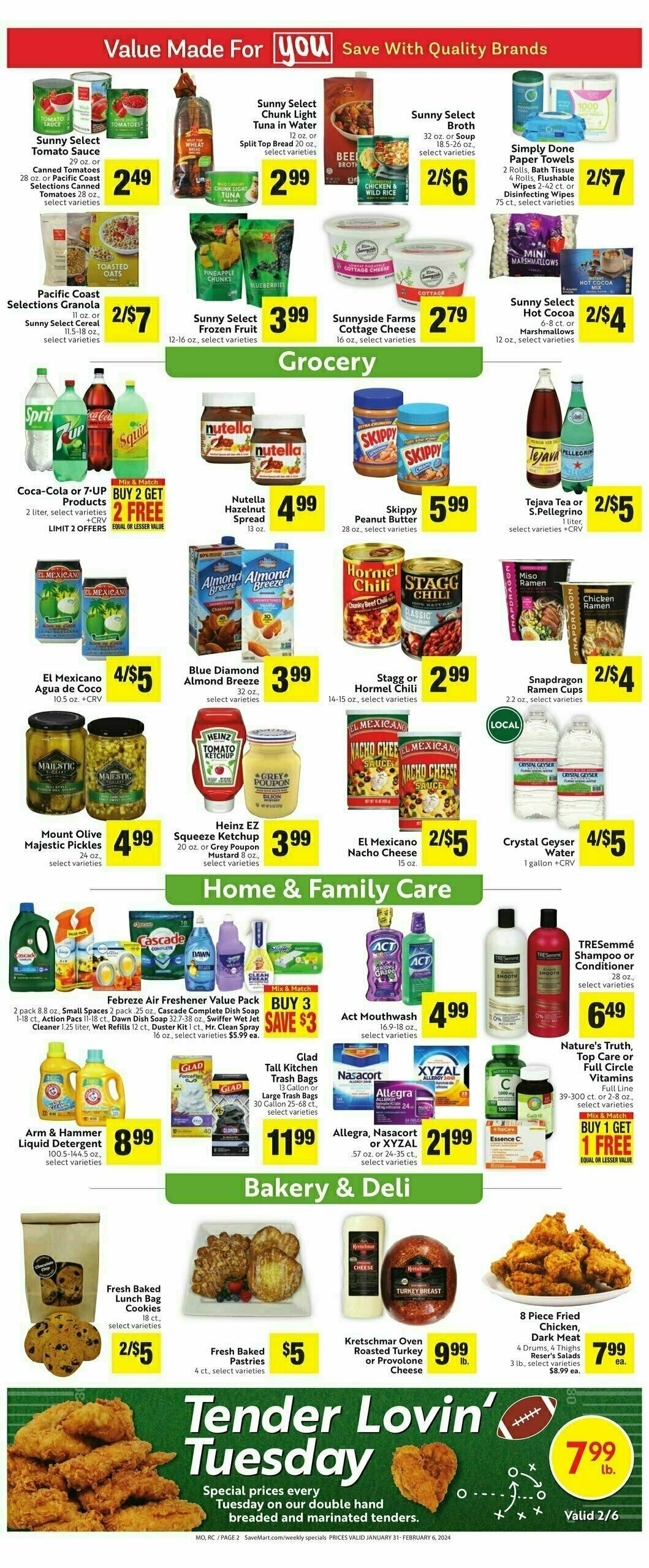 Save Mart Weekly Ad from January 31