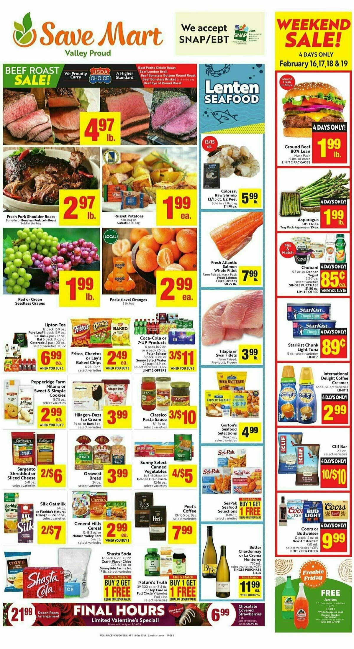 Save Mart Weekly Ad from February 14