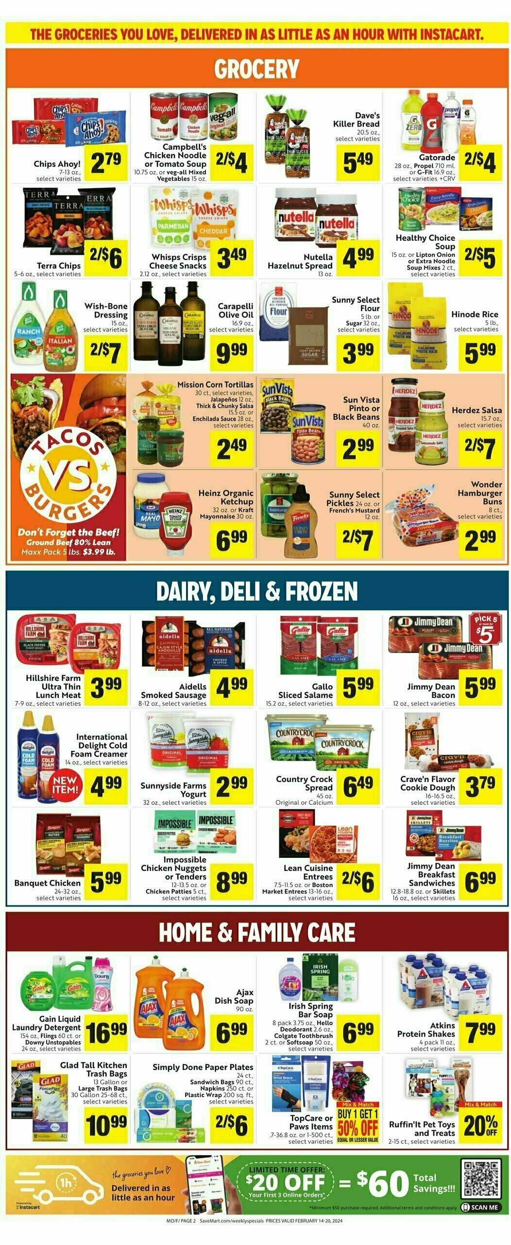 Save Mart Weekly Ad from February 14