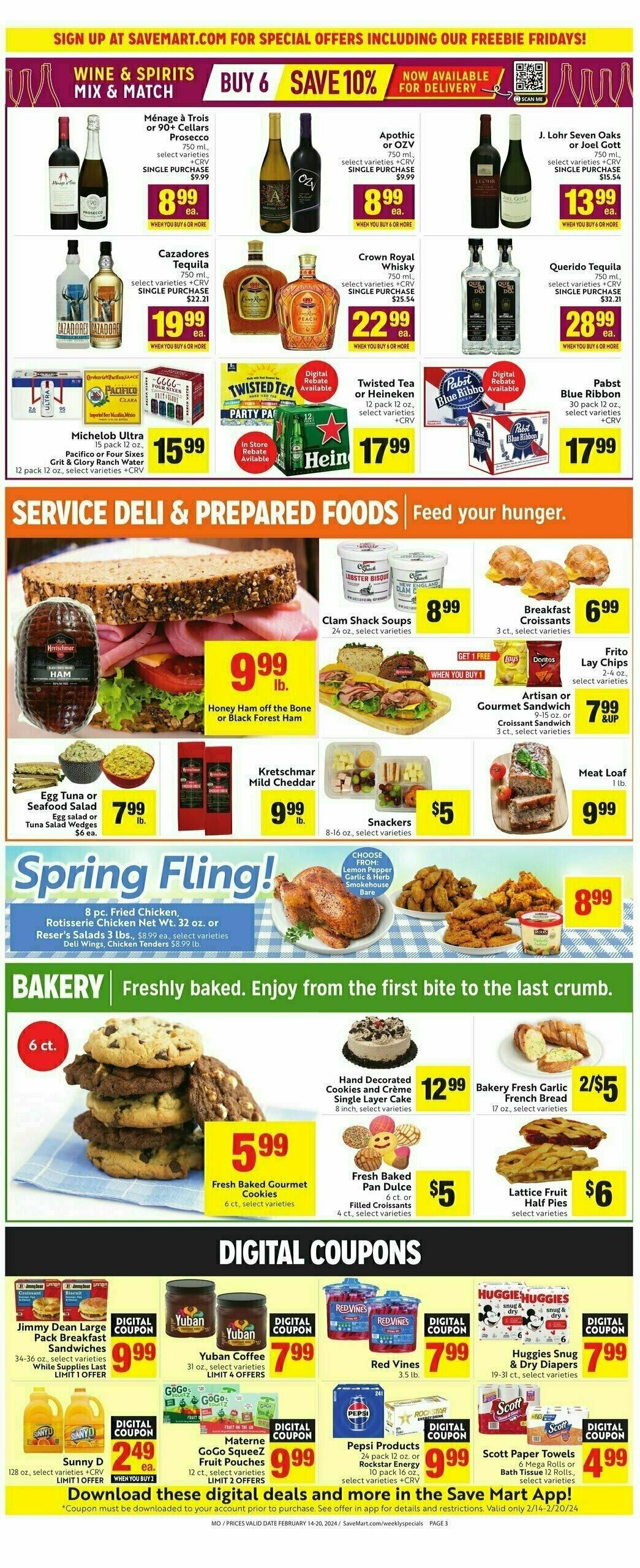 Save Mart Weekly Ad from February 14