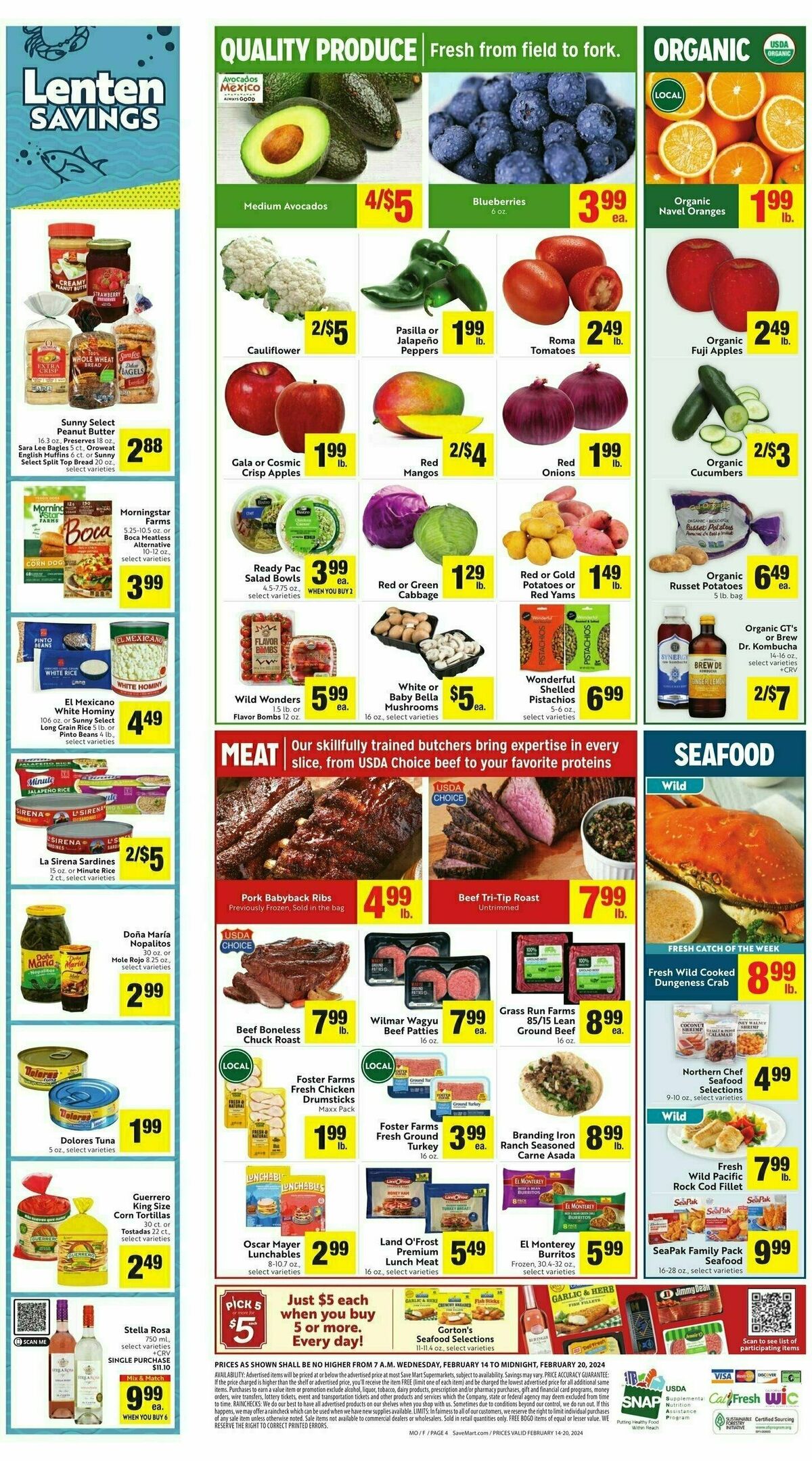 Save Mart Weekly Ad from February 14