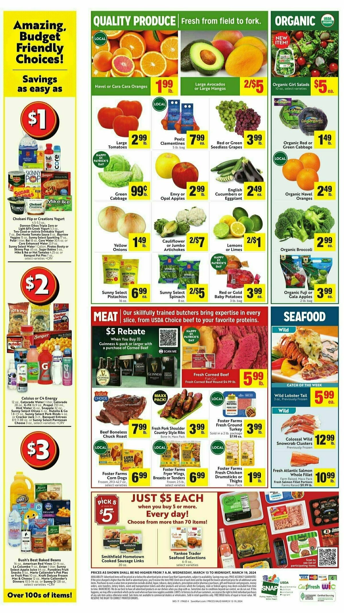 Save Mart Weekly Ad from March 13