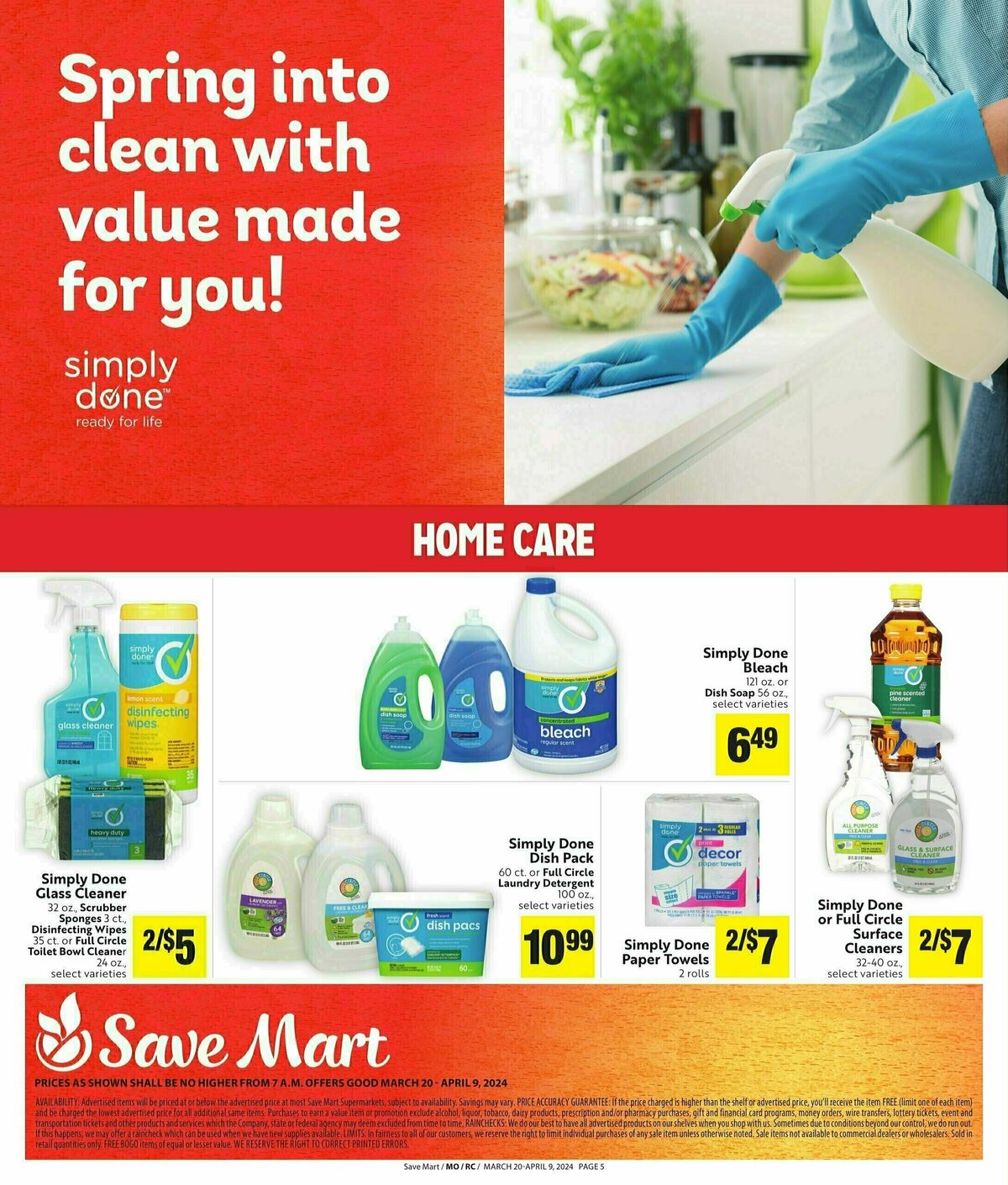 Save Mart Weekly Ad from March 20