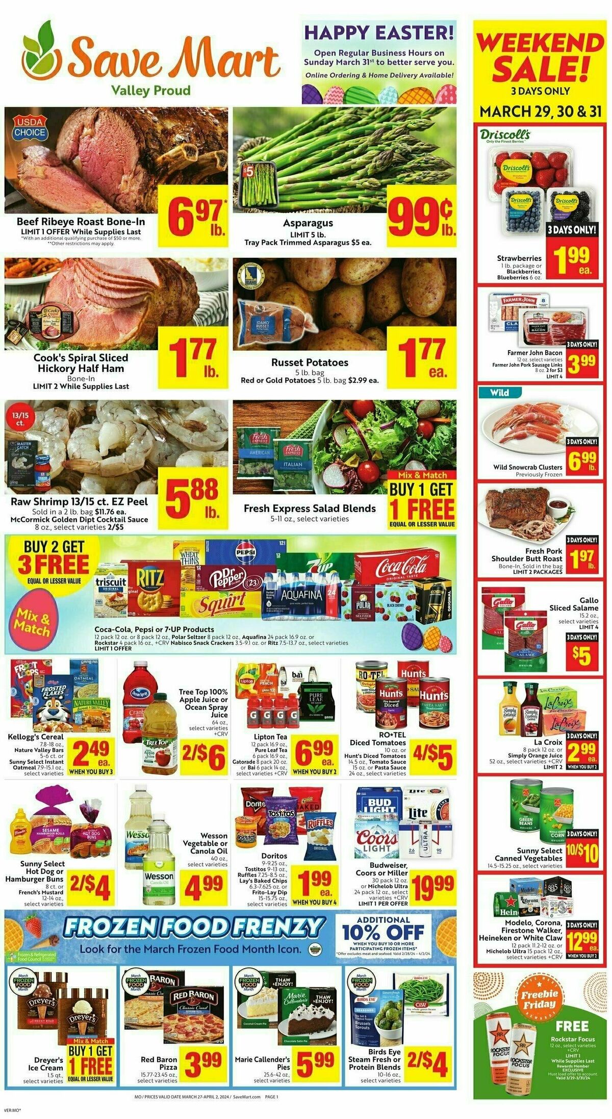 Save Mart Weekly Ad from March 27