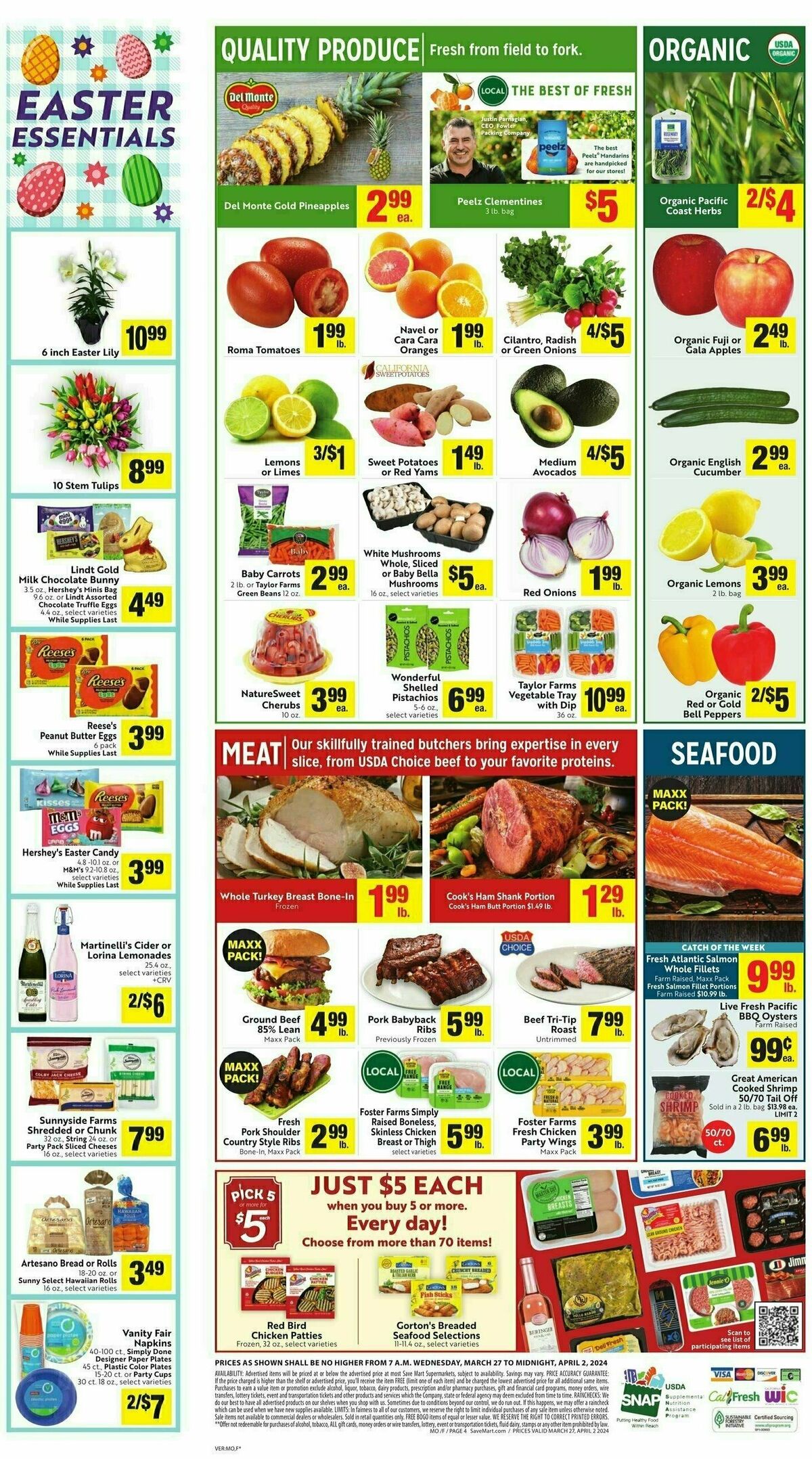 Save Mart Weekly Ad from March 27