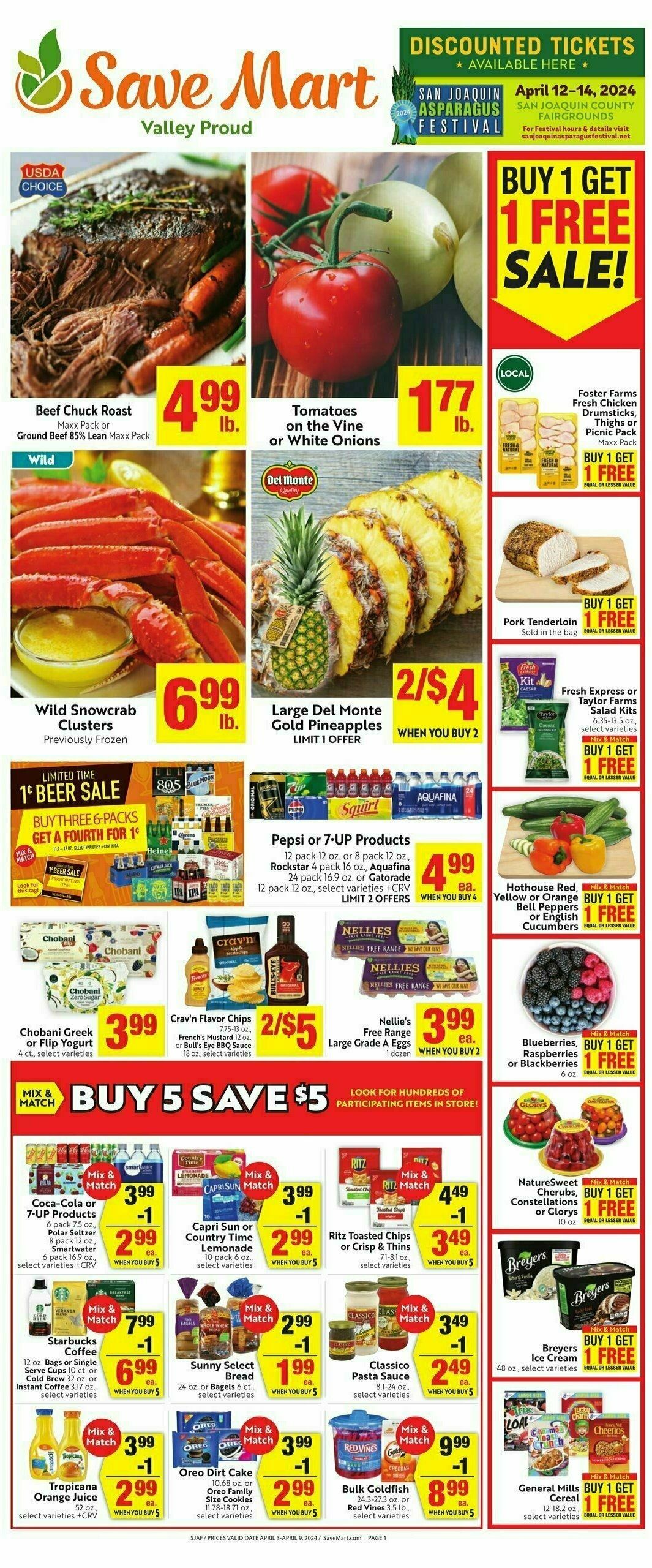 Save Mart Weekly Ad from April 3