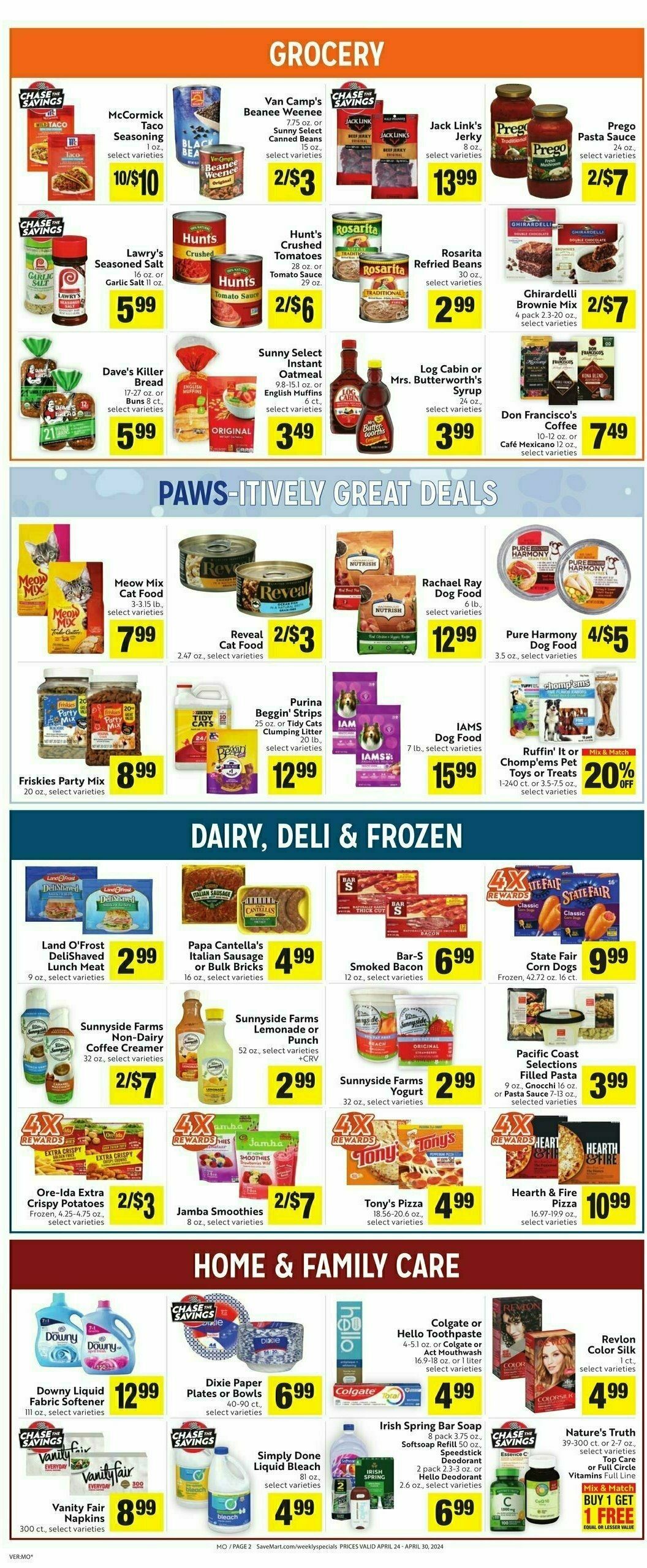 Save Mart Weekly Ad from April 24