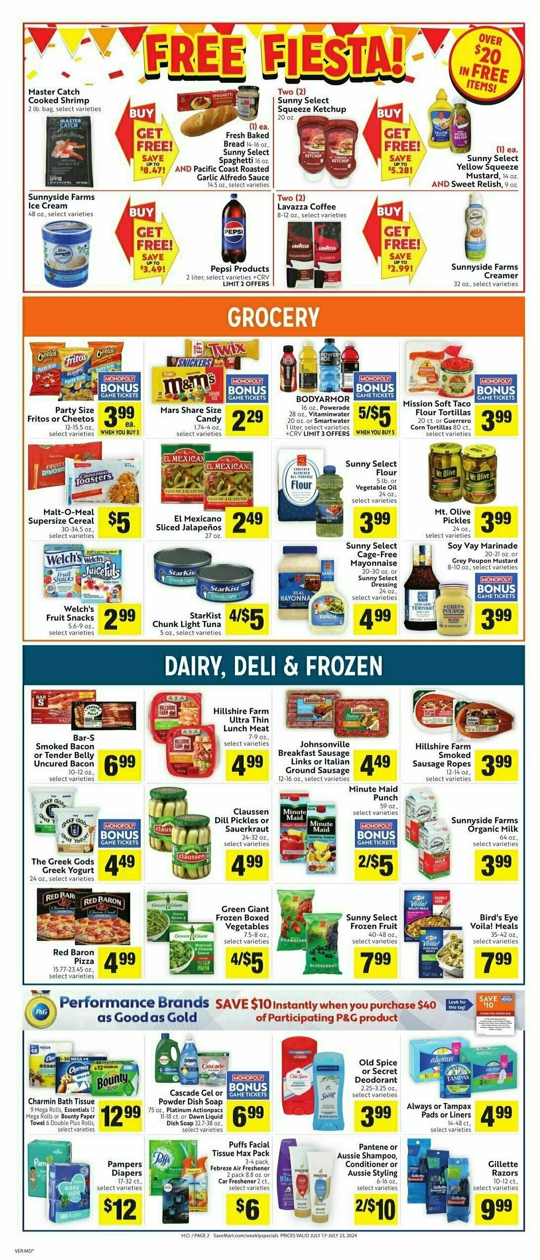 Save Mart Weekly Ad from July 17