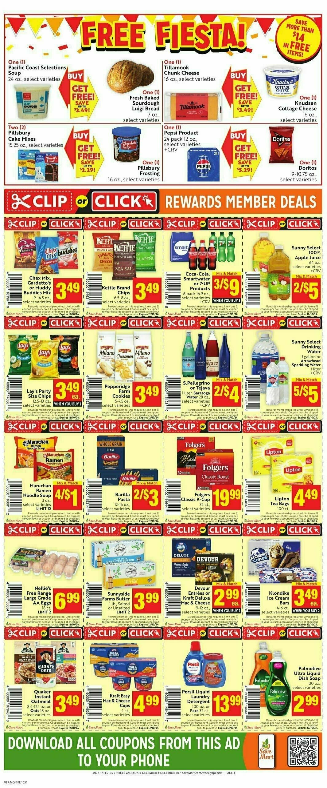 Save Mart Weekly Ad from December 4