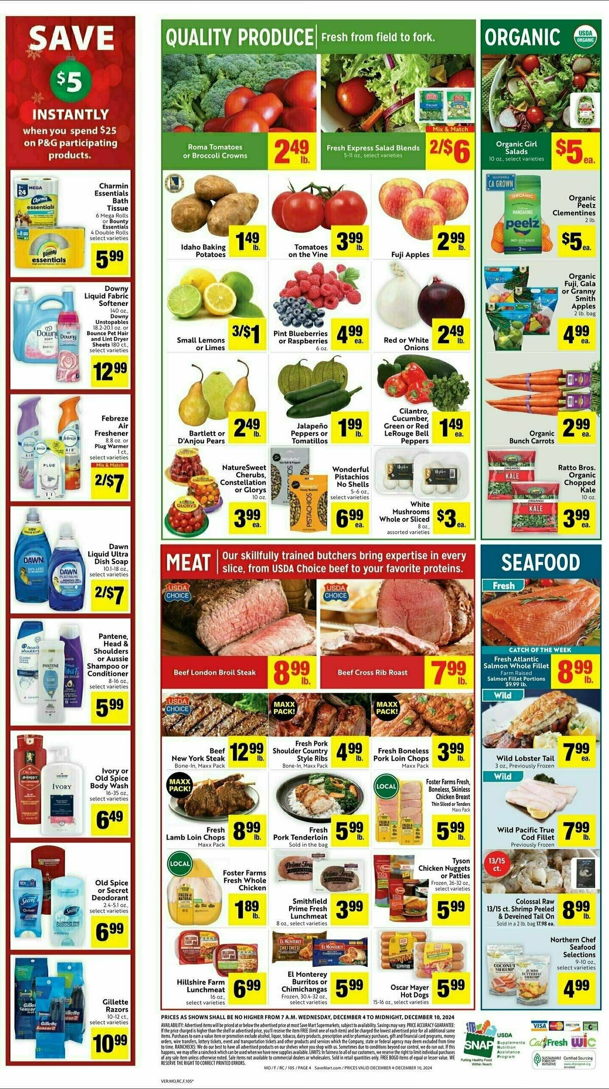 Save Mart Weekly Ad from December 4