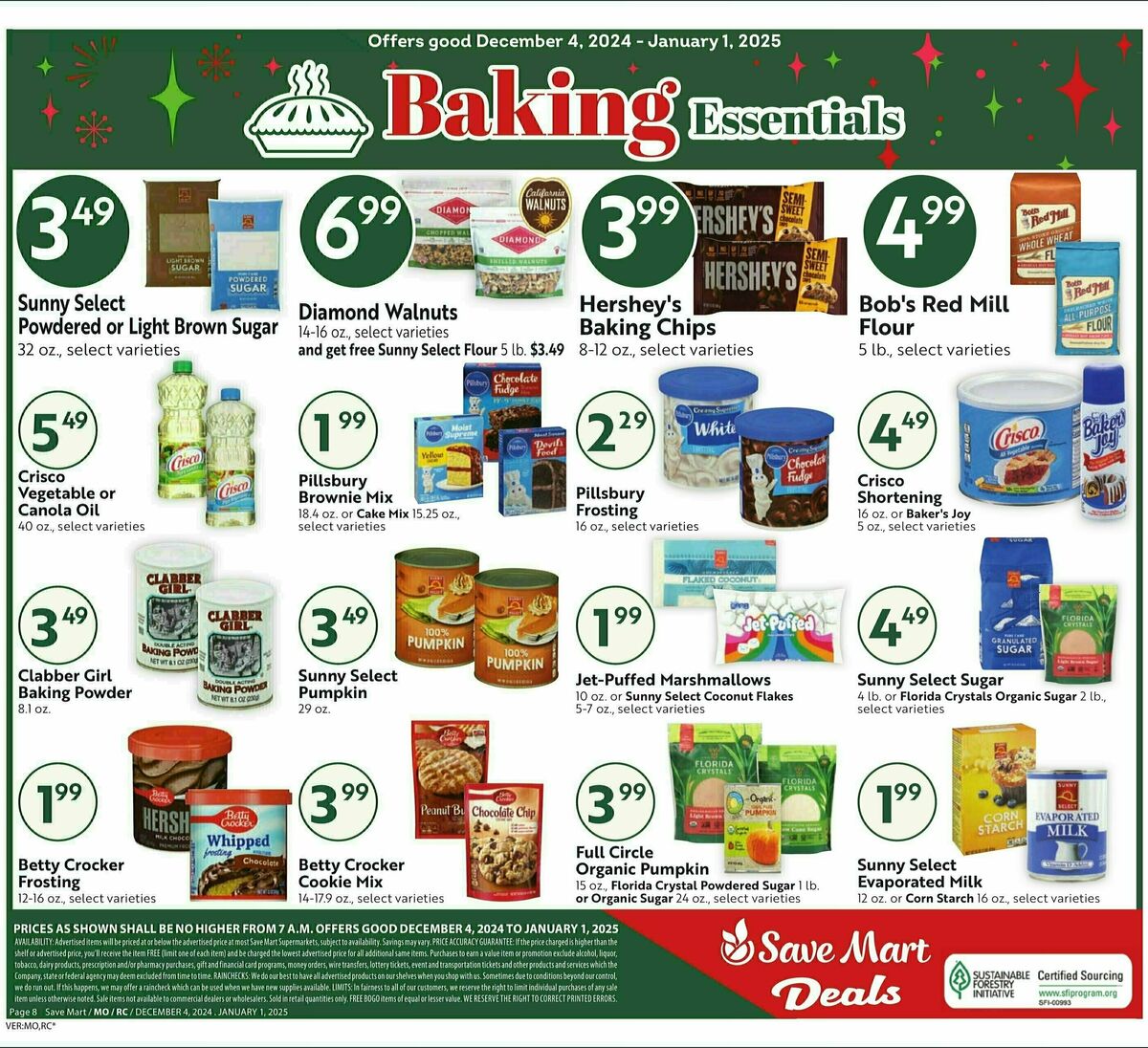 Save Mart Big Monthly Deals Weekly Ad from December 4
