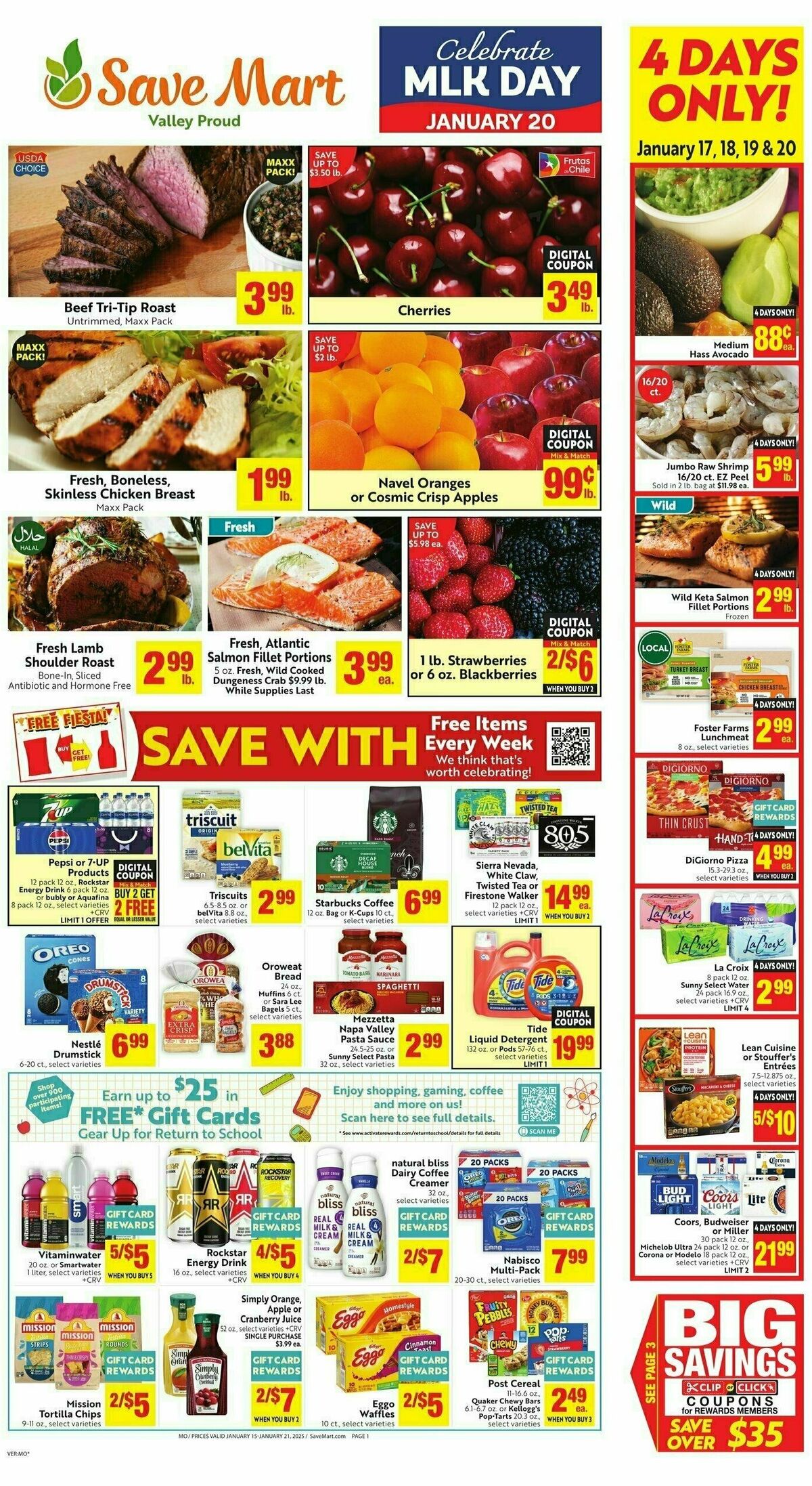 Save Mart Weekly Ad from January 15