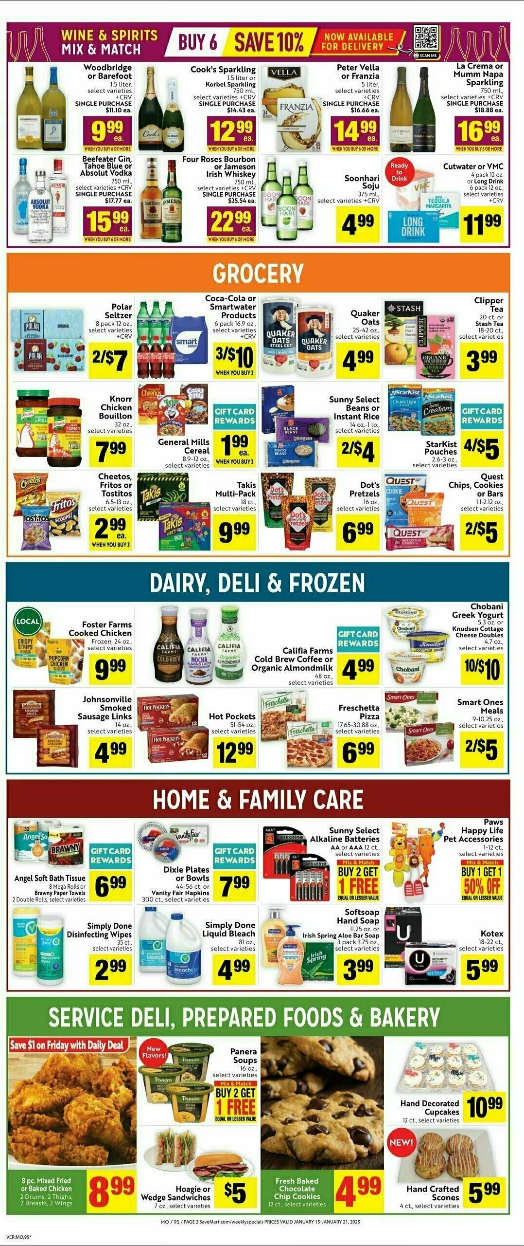 Save Mart Weekly Ad from January 15