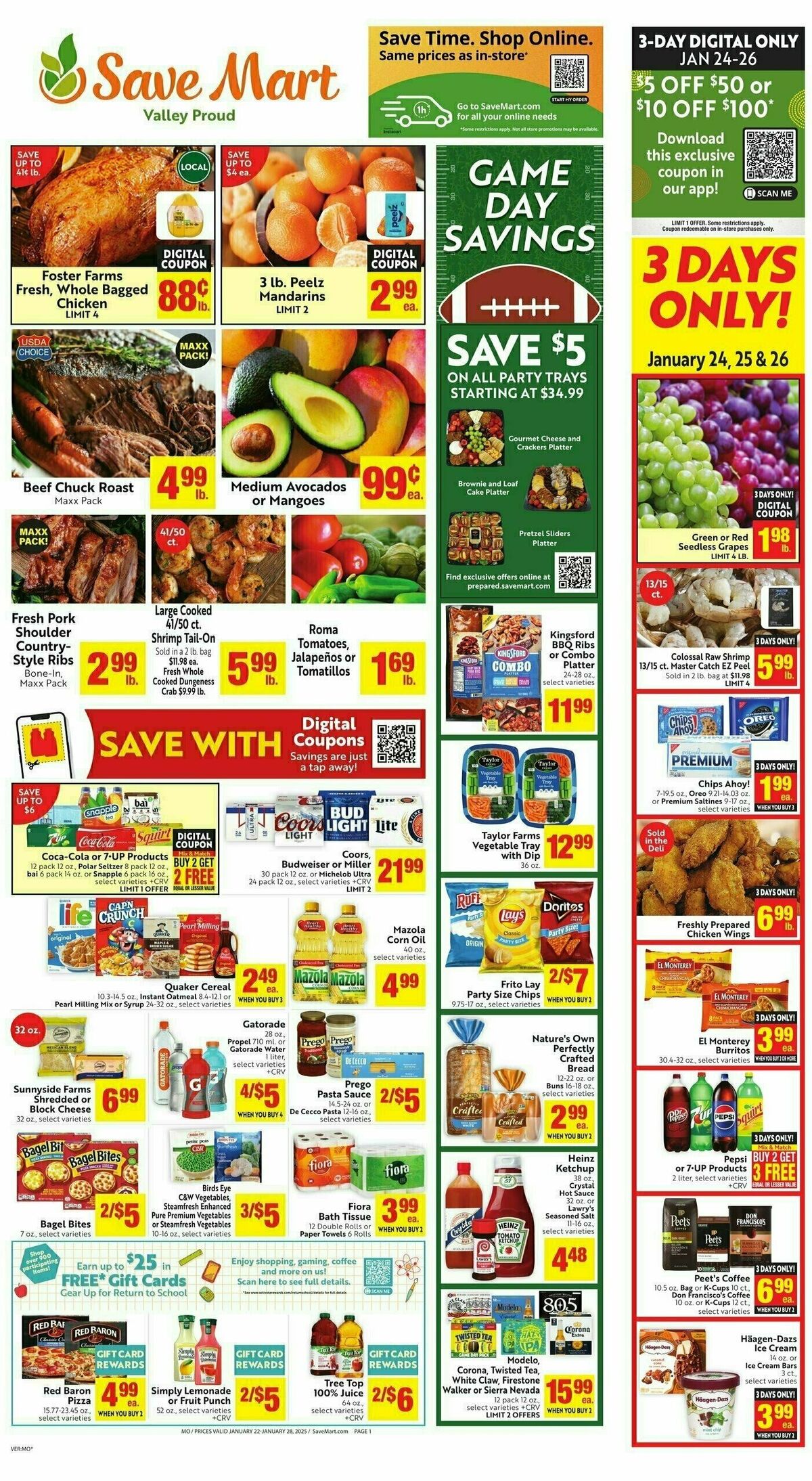 Save Mart Weekly Ad from January 22