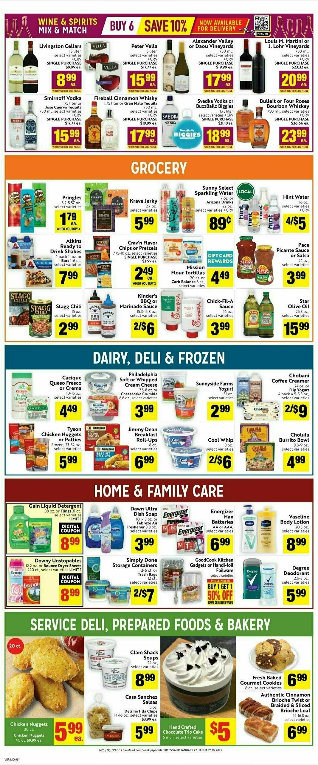 Save Mart Weekly Ad from January 22