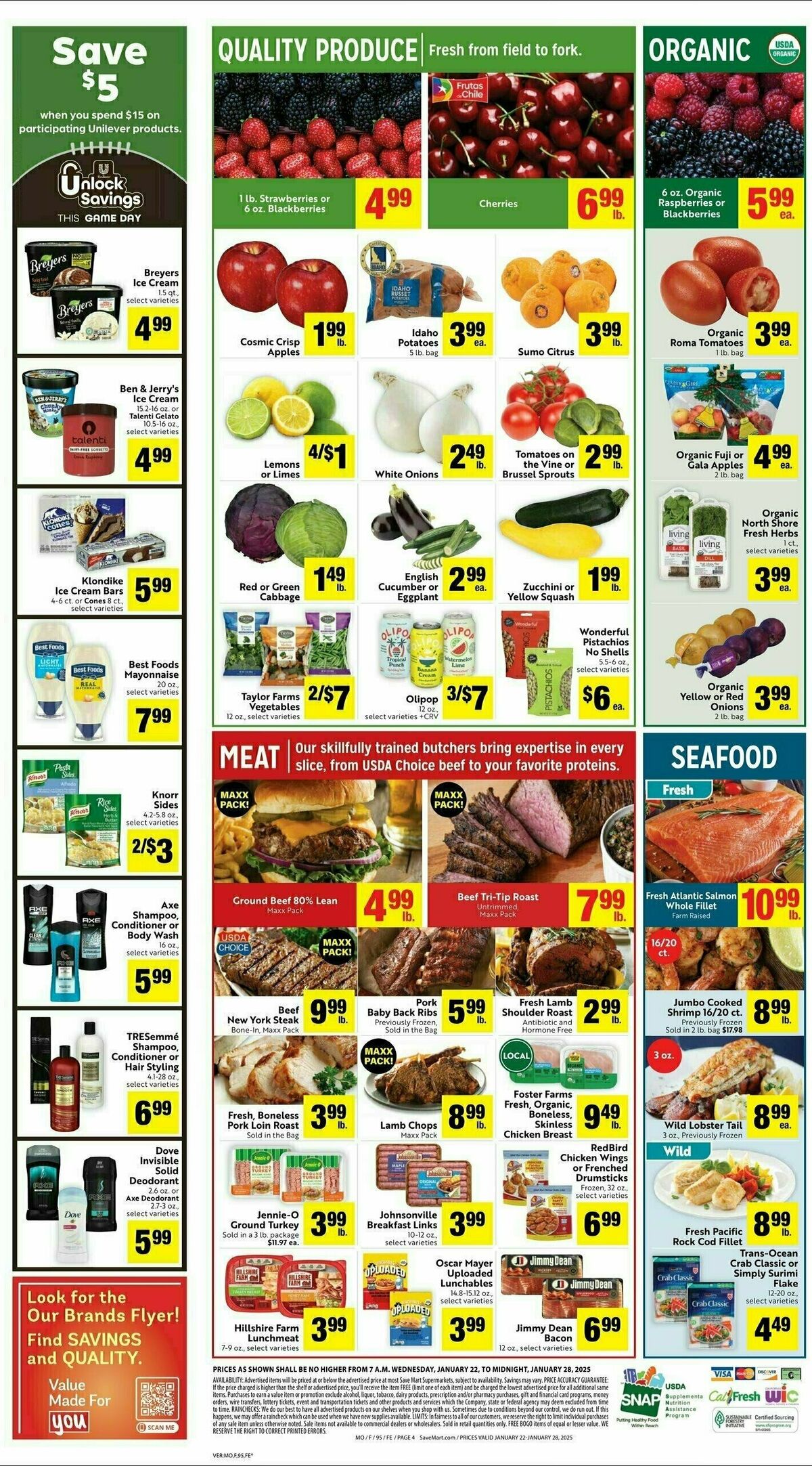 Save Mart Weekly Ad from January 22