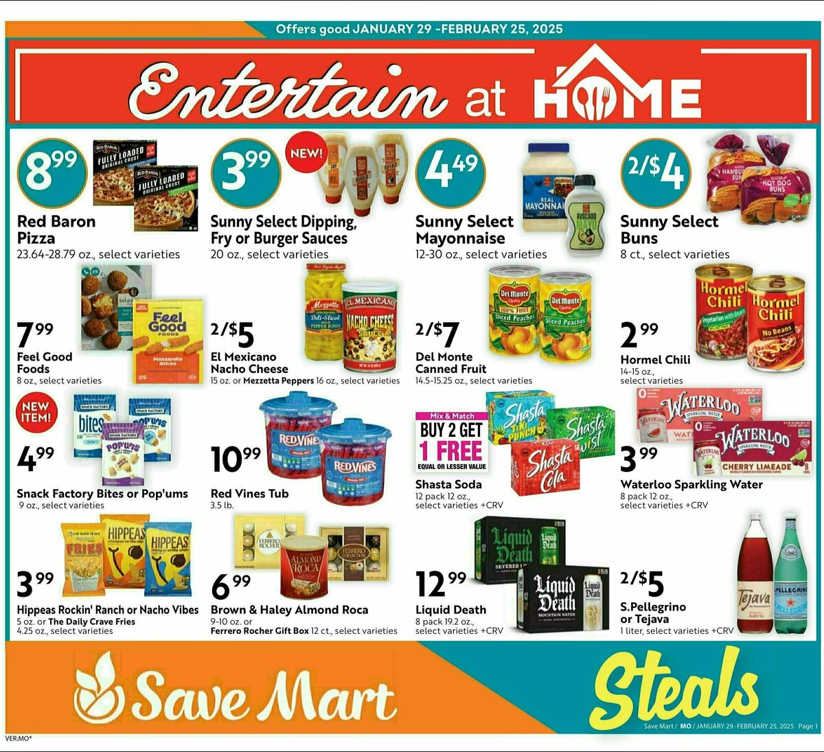 Save Mart Big Monthly Deals Weekly Ad from January 29