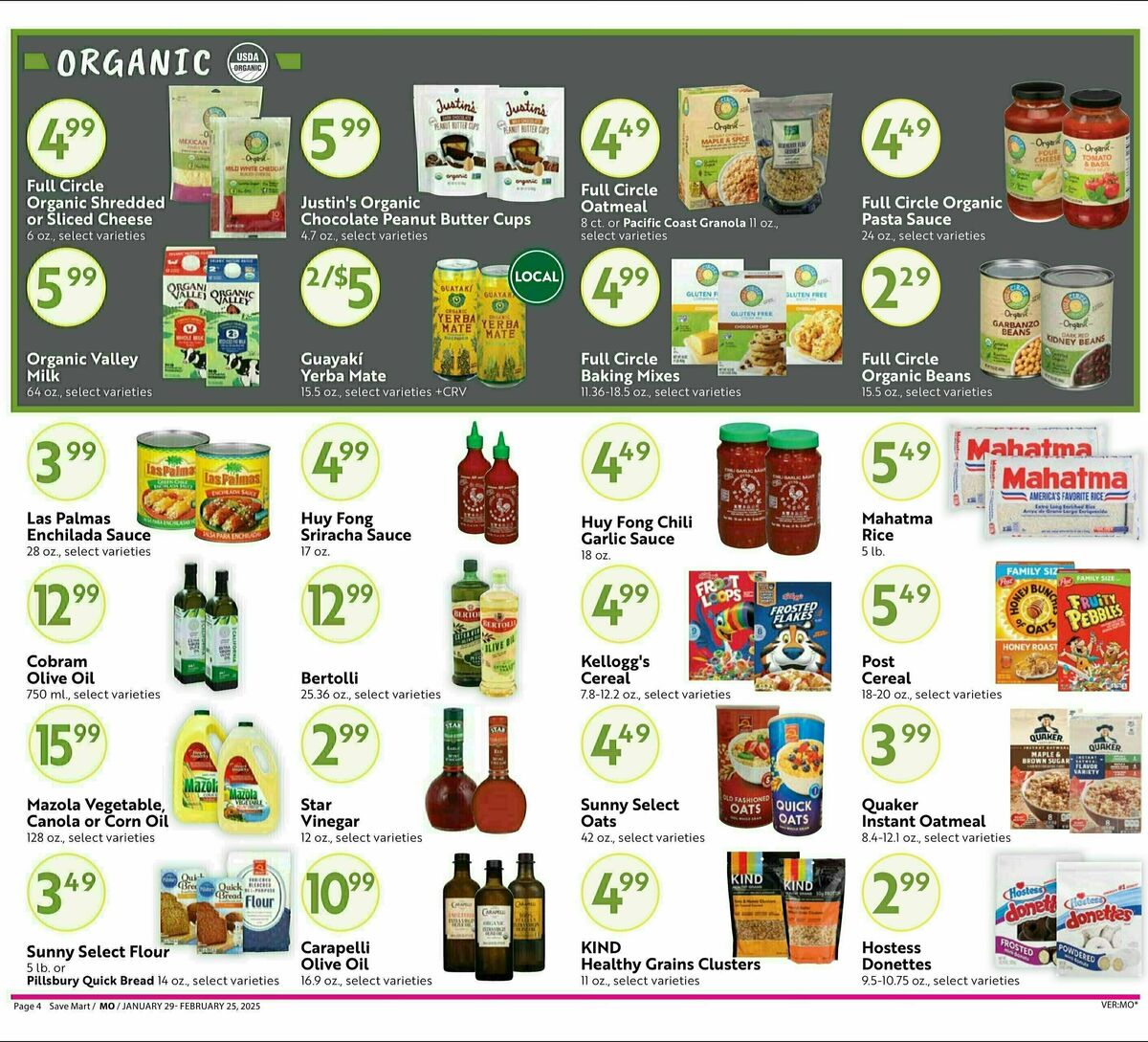 Save Mart Big Monthly Deals Weekly Ad from January 29