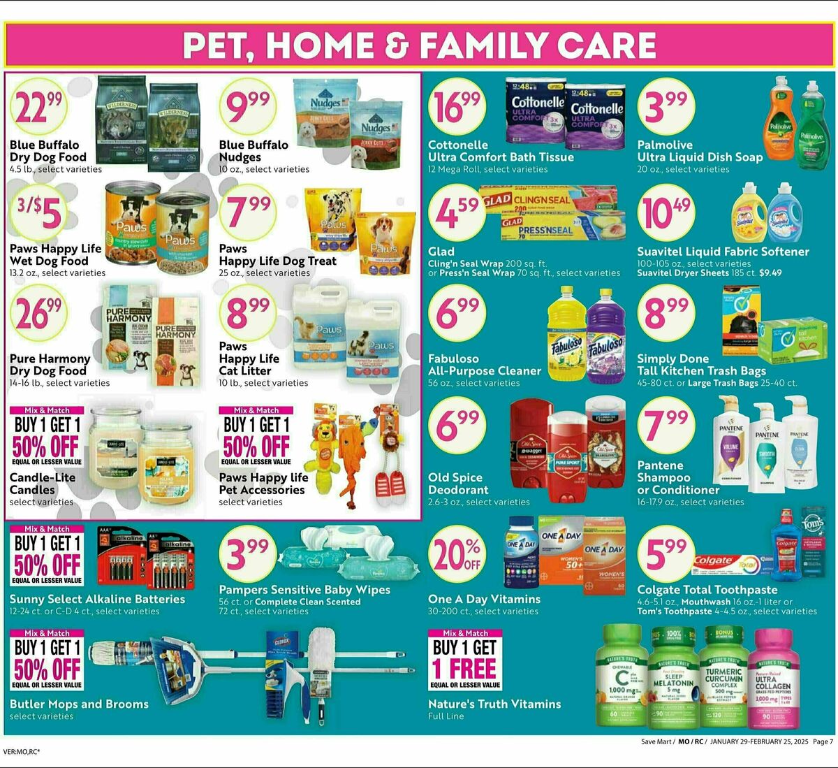 Save Mart Big Monthly Deals Weekly Ad from January 29