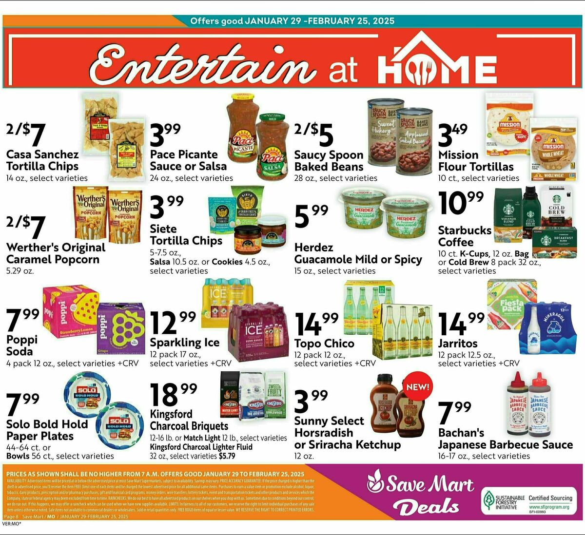 Save Mart Big Monthly Deals Weekly Ad from January 29
