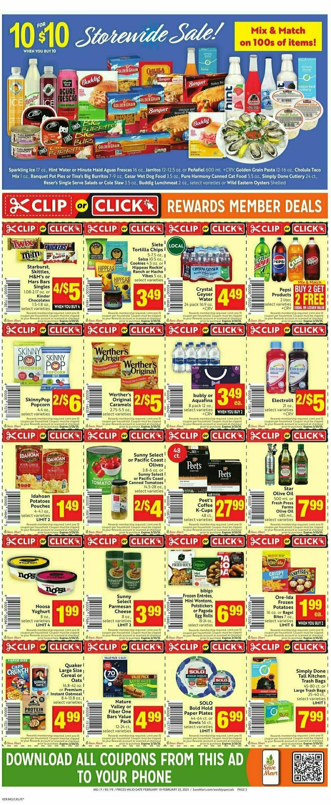 Save Mart Weekly Ad from February 19