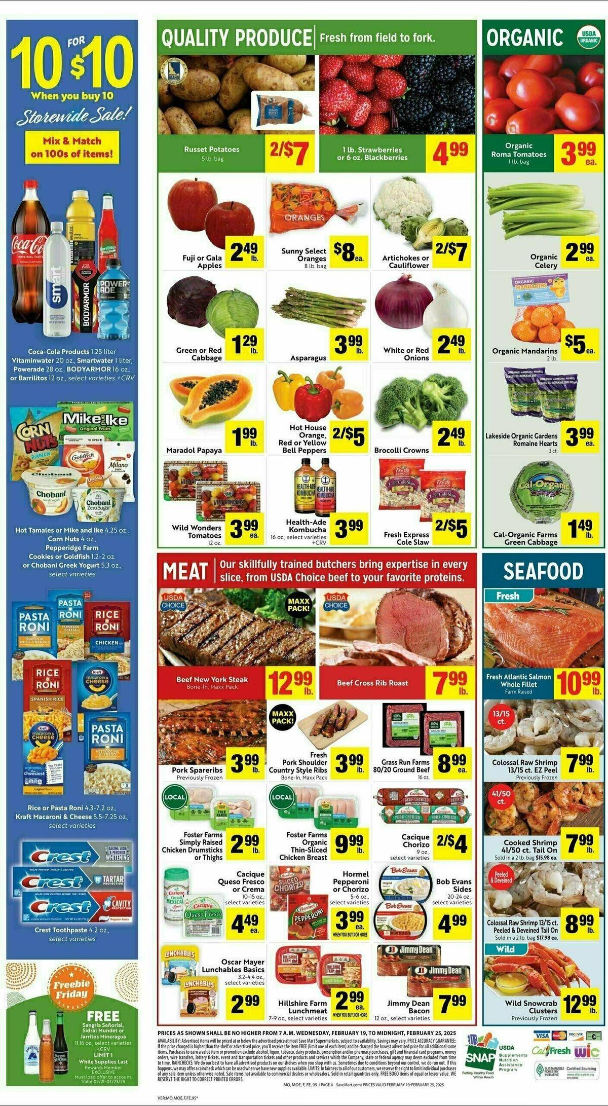 Save Mart Weekly Ad from February 19
