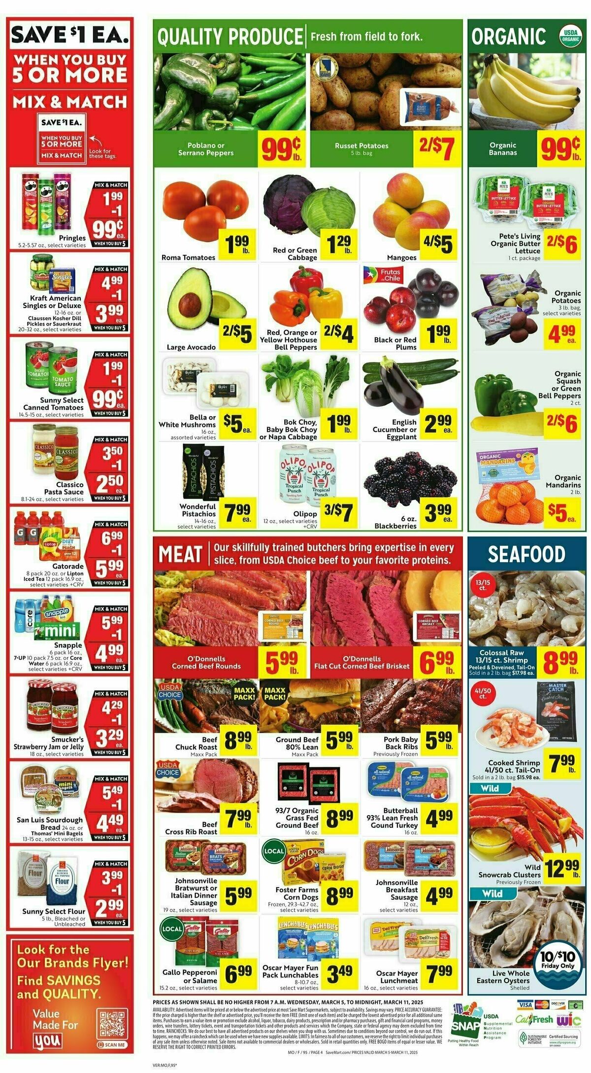 Save Mart Weekly Ad from March 5