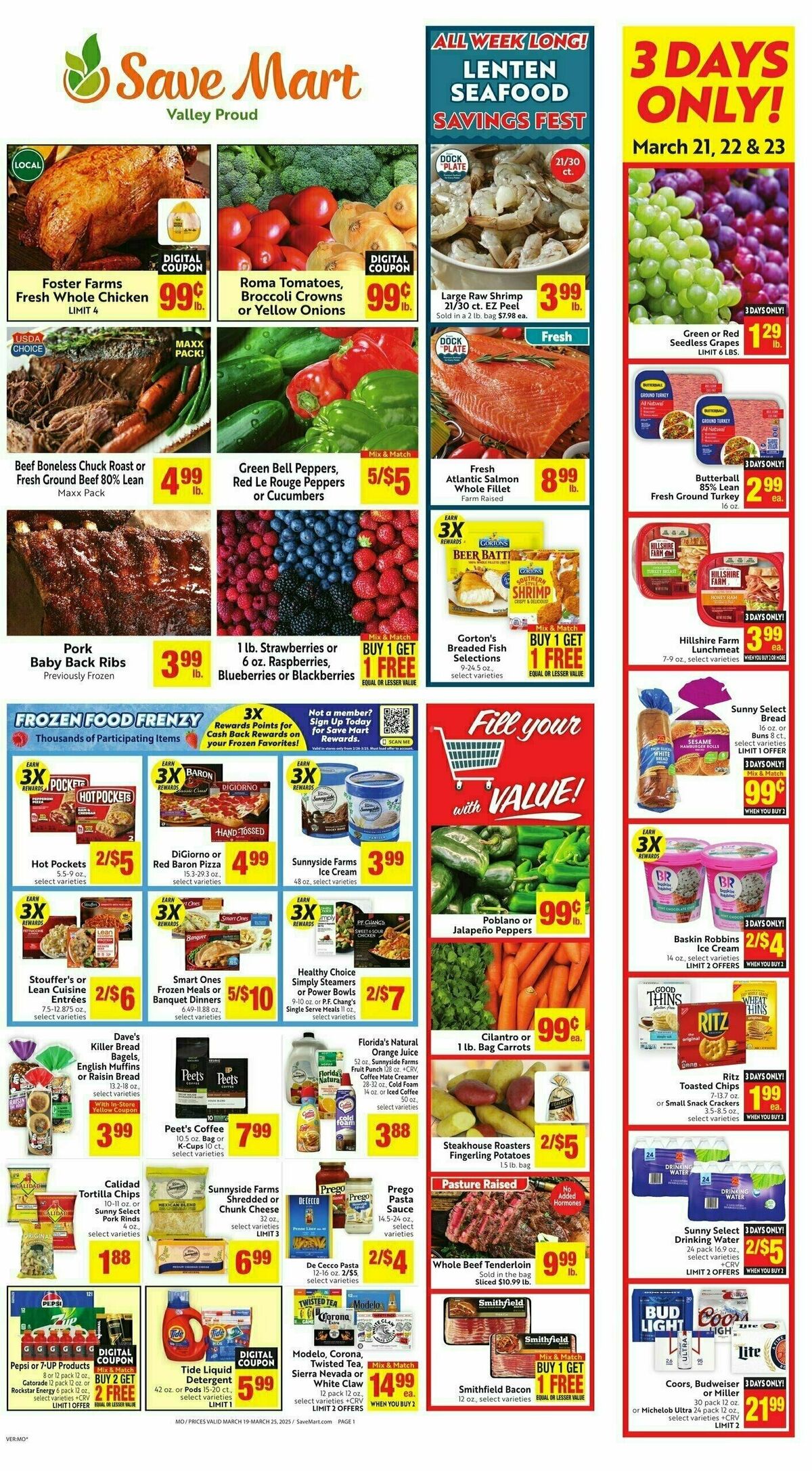 Save Mart Weekly Ad from March 19