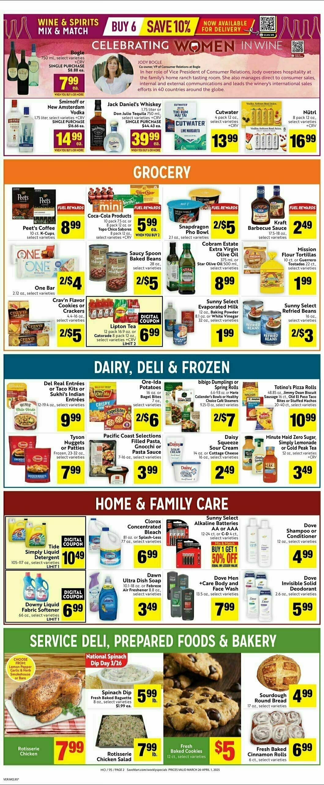 Save Mart Weekly Ad from March 26