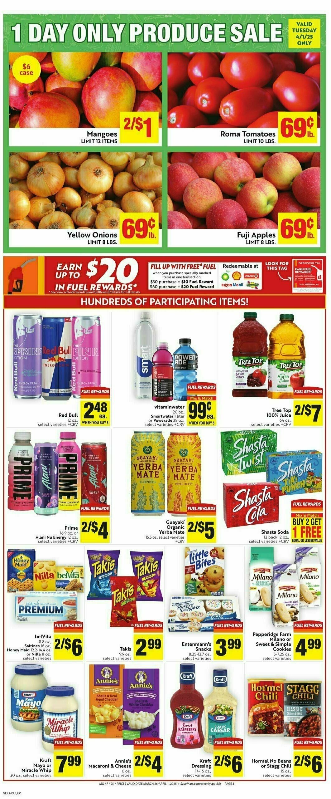 Save Mart Weekly Ad from March 26